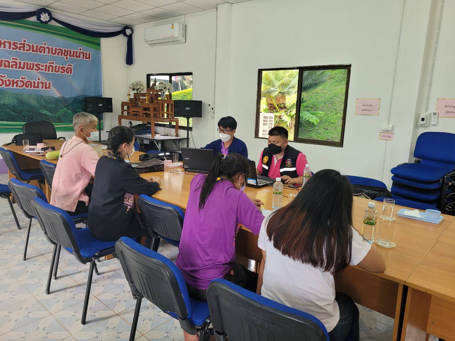 @ ที่นี่เมืองน่าน@ พช.น่าน ติดตามสนับสนุนการจัดเก็บข้อมูล จปฐ. อำเภอเฉลิมพระเกียรติ