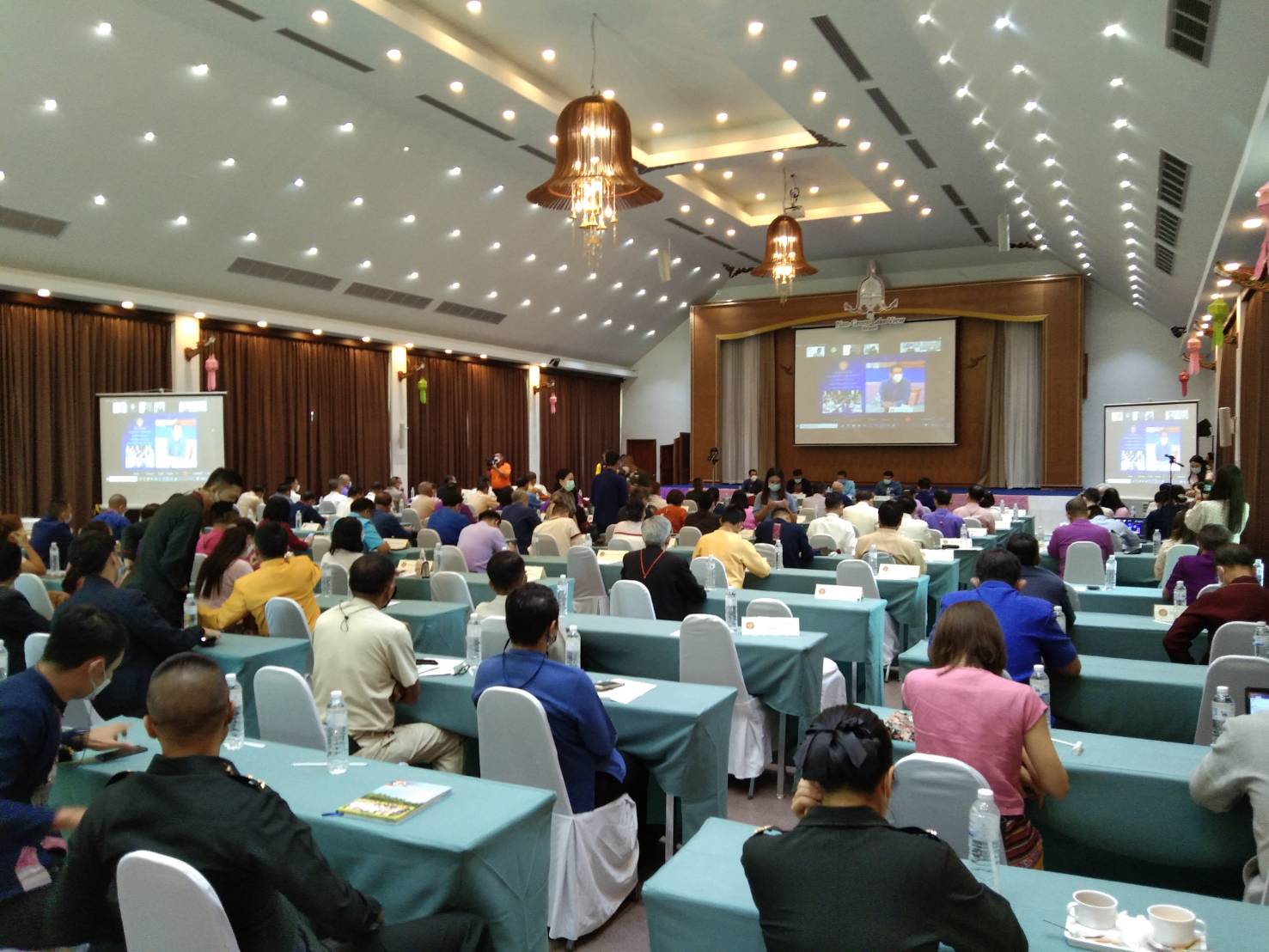 @ที่นี่เมืองน่าน@ พัฒนาการจังหวัดน่าน ร่วมประชุมหัวหน้าส่วนราชการจังหวัดน่าน ประจำเดือนกันยายน 2564