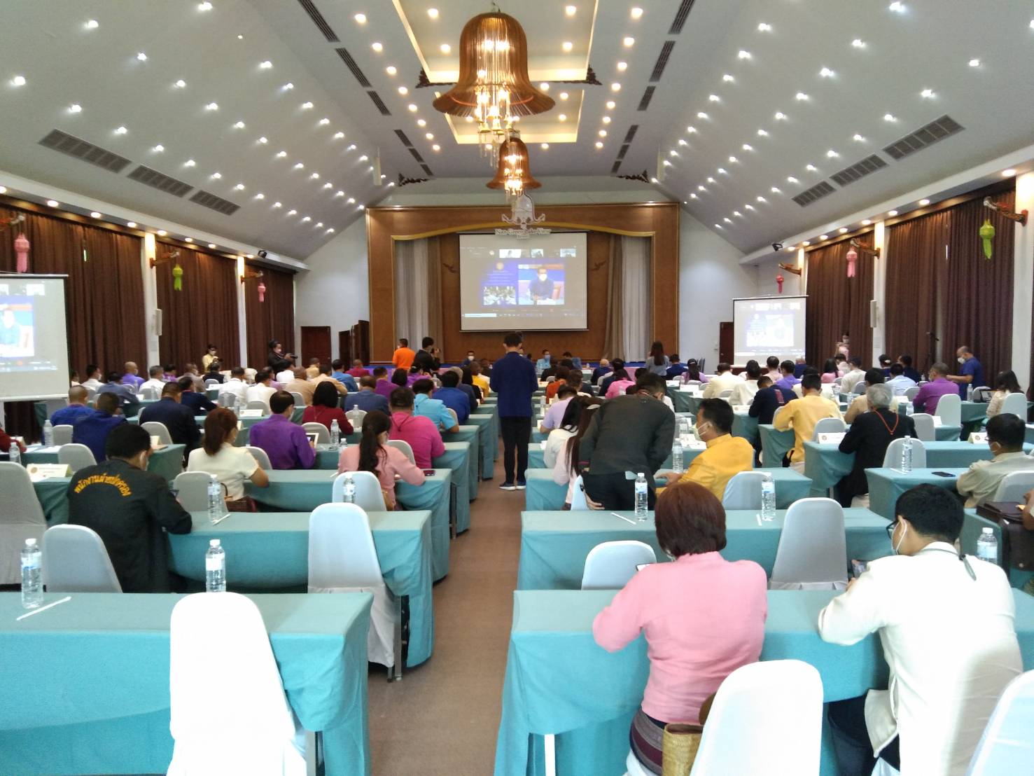 @ที่นี่เมืองน่าน@ พัฒนาการจังหวัดน่าน ร่วมประชุมหัวหน้าส่วนราชการจังหวัดน่าน ประจำเดือนกันยายน 2564