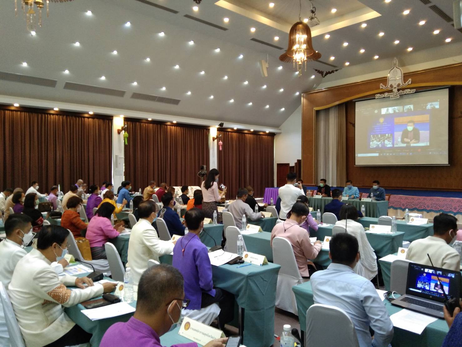 @ที่นี่เมืองน่าน@ พัฒนาการจังหวัดน่าน ร่วมประชุมหัวหน้าส่วนราชการจังหวัดน่าน ประจำเดือนกันยายน 2564