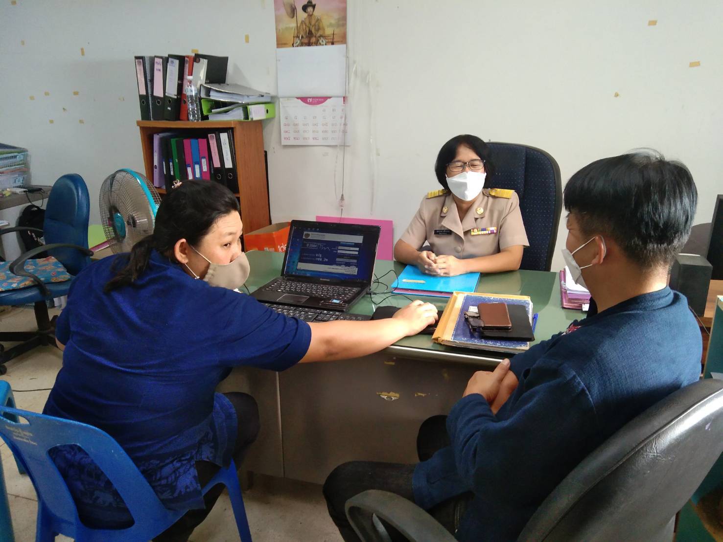 สพจ.น่าน ติดตามสนับสนุนการจัดเก็บข้อมูล จปฐ. อำเภอนาหมื่น