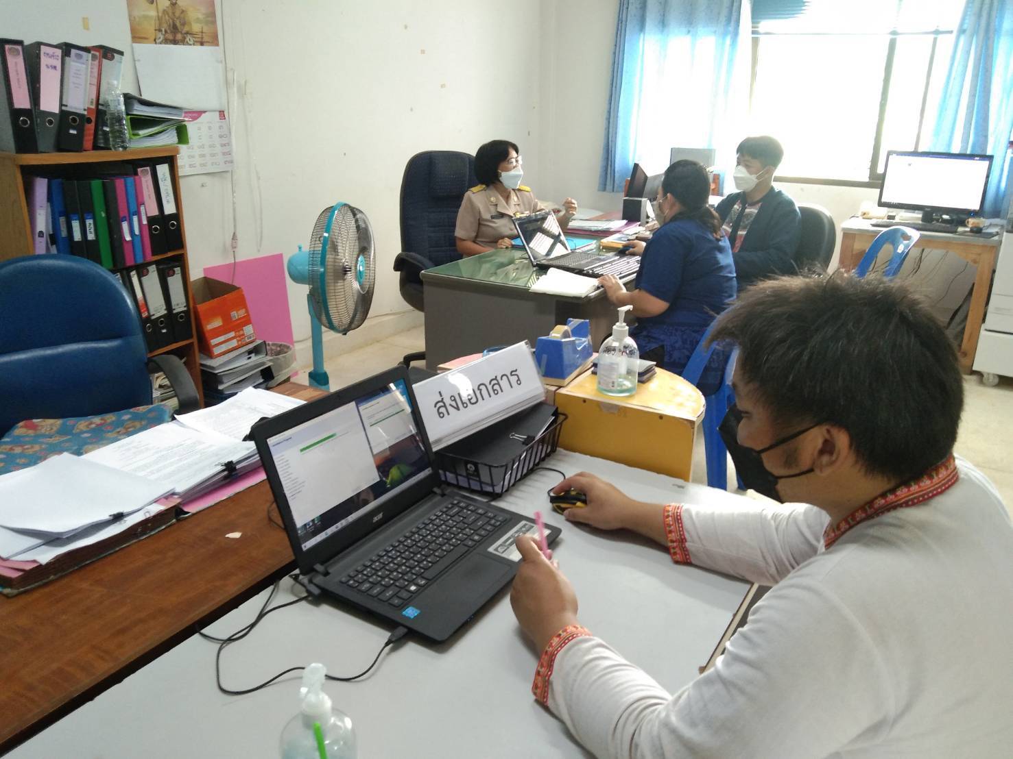 สพจ.น่าน ติดตามสนับสนุนการจัดเก็บข้อมูล จปฐ. อำเภอนาหมื่น