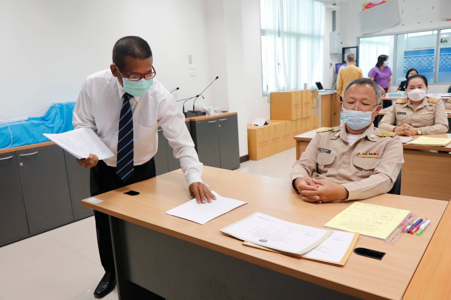 @ ที่นี่เมืองน่าน@  พช น่าน ดำเนินการประเมินความรู้ความสามารถทางวิชาการ (สอบข้อเขียน) ประเภทวิชาการ ชำนาญการพิเศษ ตำแหน่งผู้อำนวยการกลุ่มงานประสานและสนับสนุนการบริหารงานพัฒนาชุมชน (นักวิชาการพัฒนาชุมชนชำนาญการพิเศษ) กรมการพัฒนาชุมชน ประจำปีงบประมาณ พ.ศ.2564