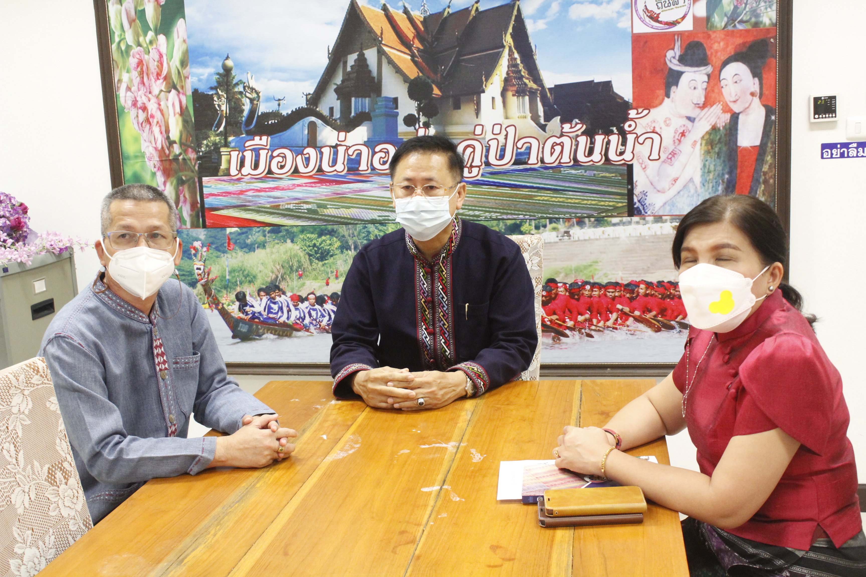 @ที่นี่เมืองน่าน@ พช.น่าน ร่วมพิธีเปิดงาน OTOP ศิลปาชีพประทีปไทย OTOP ก้าวไกลด้วยพระบารมี