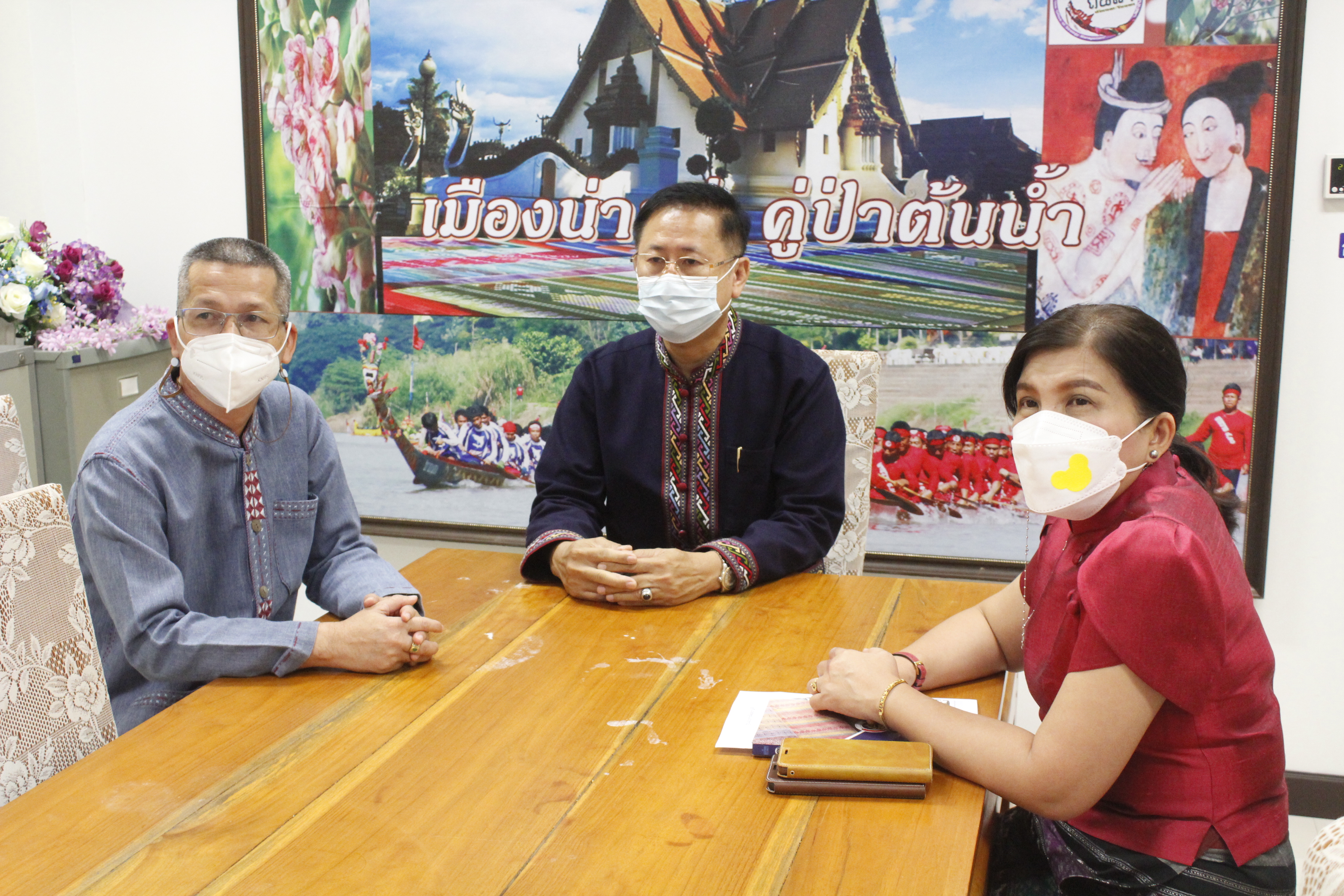 @ที่นี่เมืองน่าน@ พช.น่าน ร่วมพิธีเปิดงาน OTOP ศิลปาชีพประทีปไทย OTOP ก้าวไกลด้วยพระบารมี