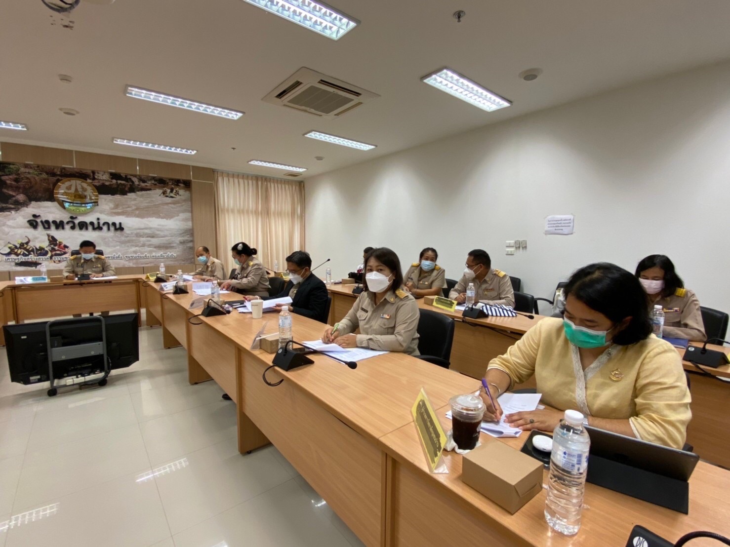 @ที่นี่เมืองน่าน@ พช.น่าน ประชุมคณะกรรมการประสานและขับเคลื่อนนโยบายสานพลังประชารัฐ ประจำจังหวัดน่าน