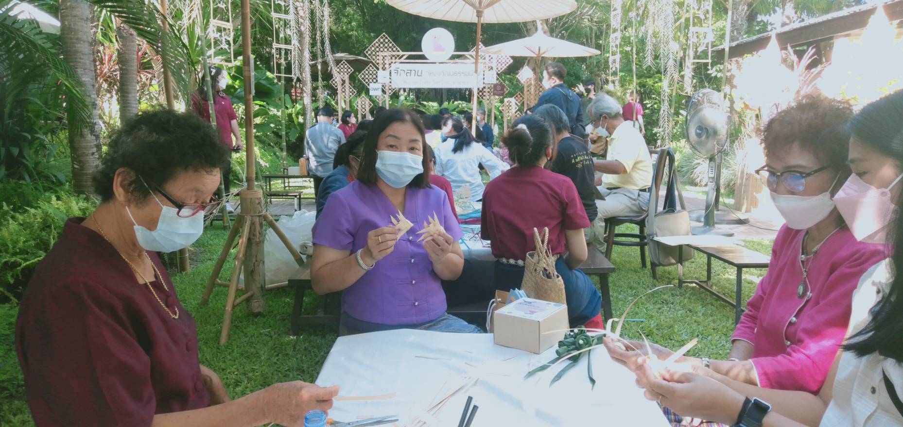 @ที่นี่เมืองน่าน@ พช.น่าน ร่วมพิธีเปิดนิทรรศการ “จักสาน : โหล่งวัฒนธรรมน่าน”