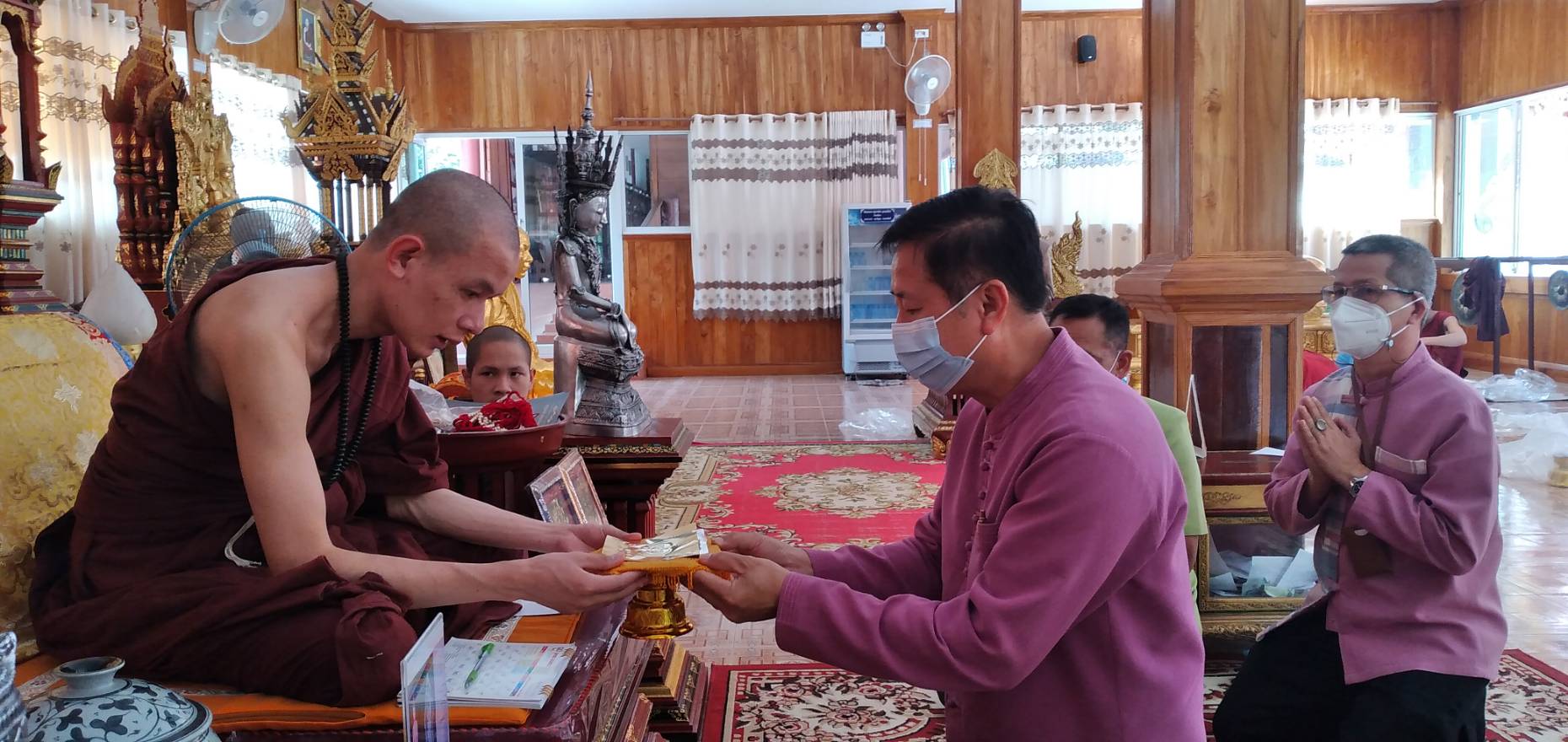 @ที่นี่เมืองน่าน@ พช.น่าน : ทำพิธีจารอักขระแผ่นโลหะมงคล เพื่อเตรียมการจัดพิธีหล่อพระพุทธรูป และเหรียญพระพุทธพัฒนปชานาถ เนื่องในโอกาสครบรอบ 60 ปี สถาปนากรมการพัฒนาชุมชน