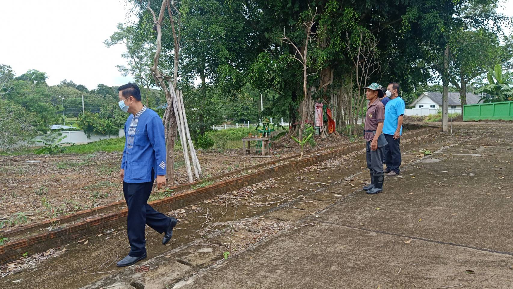 @ที่นี่เมืองน่าน@ พช.น่าน เตรียมพื้นที่จัดกิจกรรมวันรักต้นไม้ประจำปีของชาติ พ.ศ.2564