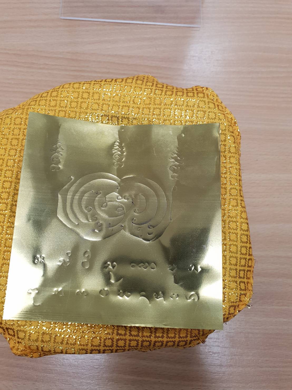 @ที่นี่เมืองน่าน@ พช.น่าน : ทำพิธีจารอักขระแผ่นโลหะมงคล เพื่อเตรียมการจัดพิธีหล่อพระพุทธรูป และเหรียญพระพุทธพัฒนปชานาถ เนื่องในโอกาสครบรอบ 60 ปี สถาปนากรมการพัฒนาชุมชน