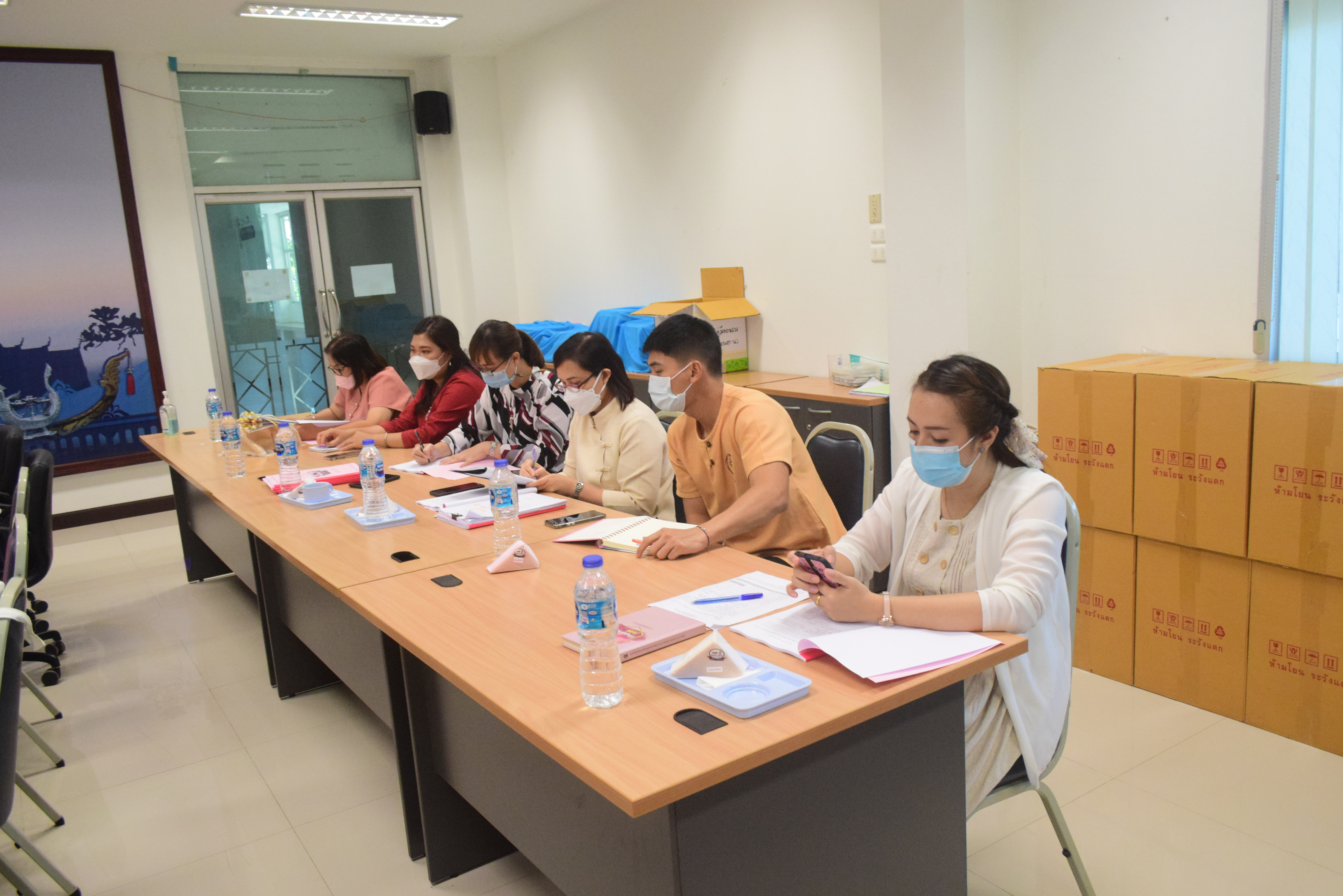 @ที่นี่เมืองน่าน@ พช.น่าน ประชุมพัฒนาการอำเภอและนักวิชาการพัฒนาชุมชนจังหวัด จังหวัดน่าน ครั้งที่ 8/2564