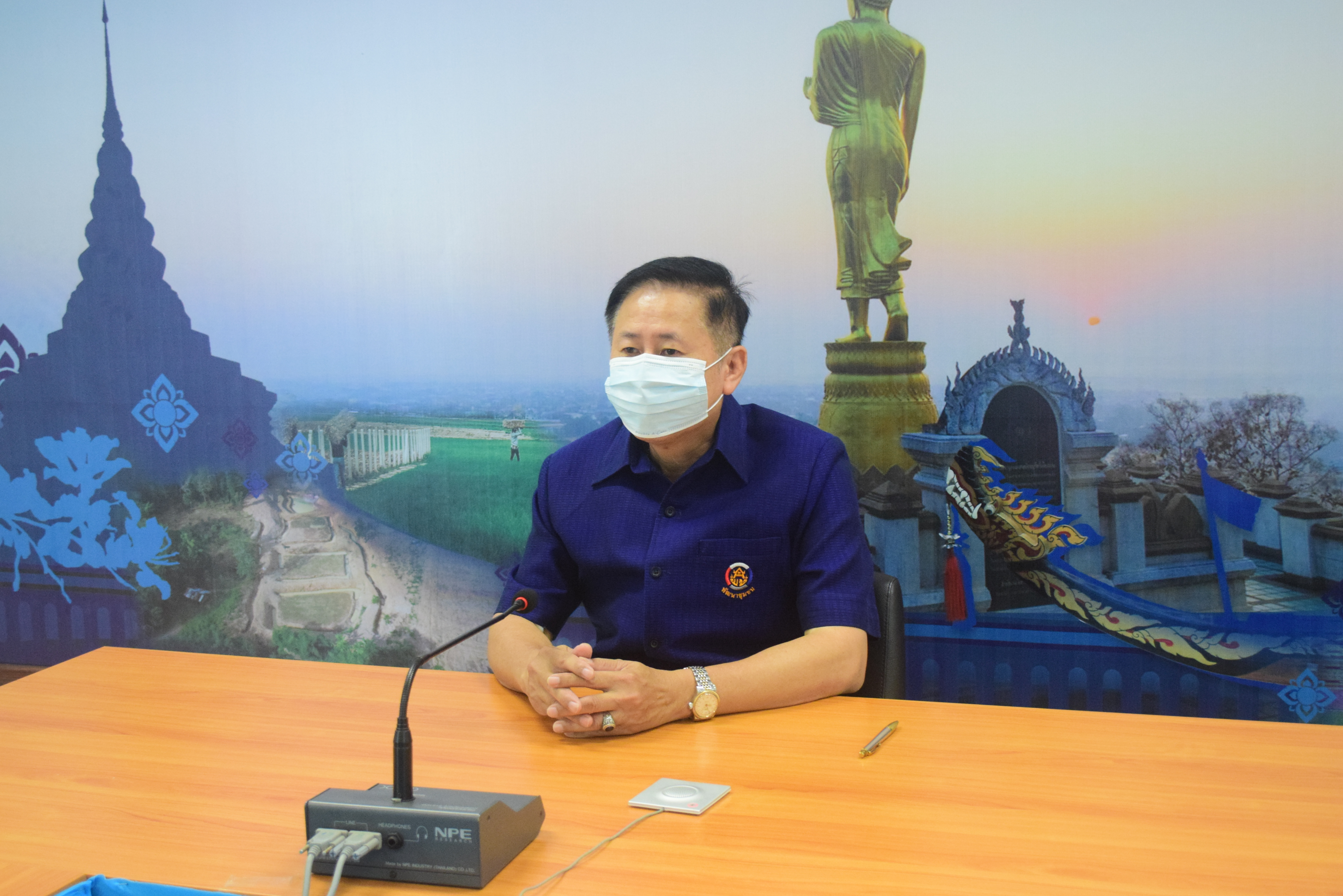 @ที่นี่เมืองน่าน@ พช.น่าน ร่วมรับฟังการประชุมมอบนโยบายการขับเคลื่อนงานพัฒนาชุมชน ประจำปี 2565 ผ่านระบบการประชุมทางไกล (Video Conference)