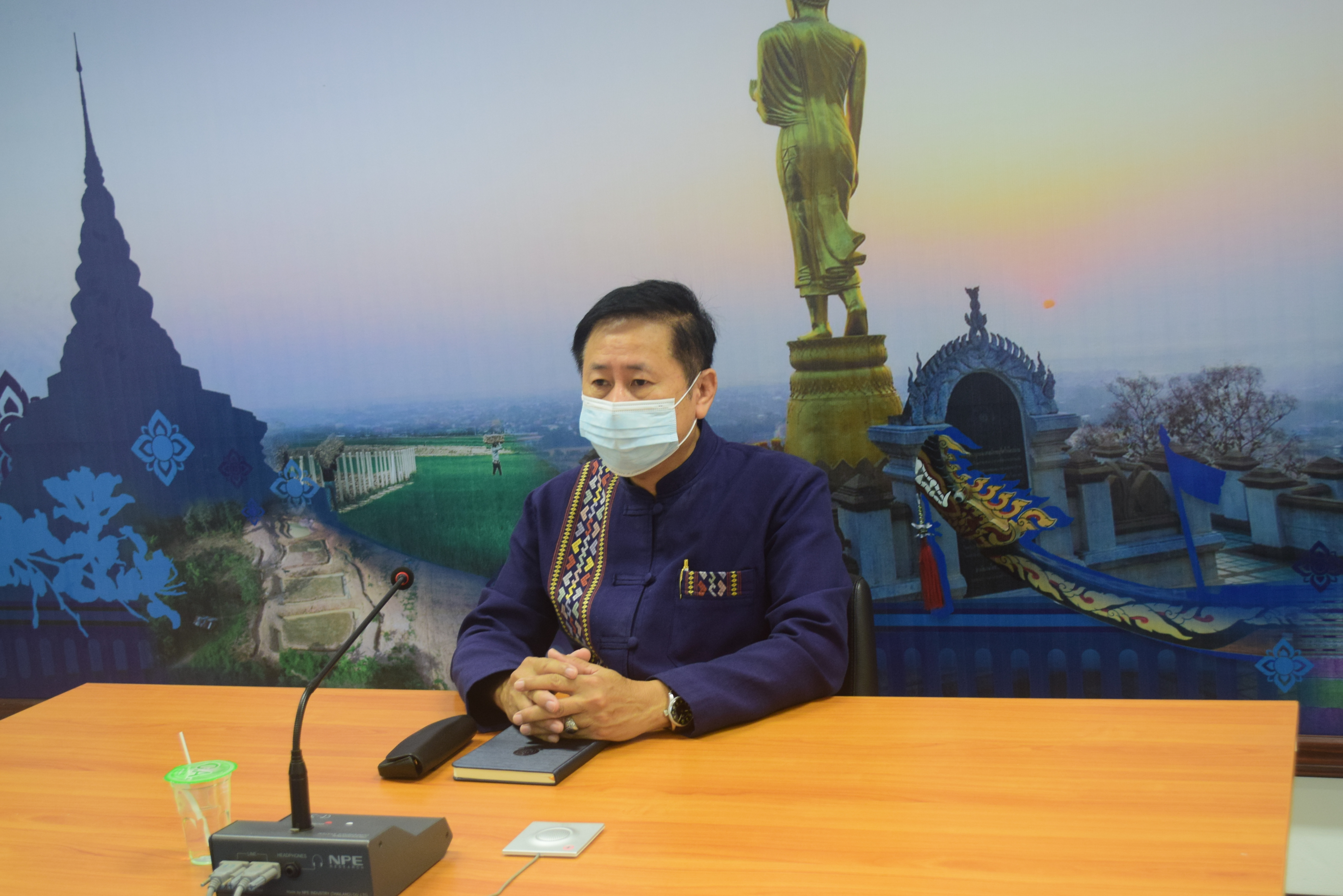 @ที่นี่เมืองน่าน@ พช.น่าน ร่วมประชุมรับนโยบายการขับเคลื่อนงานพัฒนาชุมชน ประจำปี 2565 ผ่านระบบประชุมทางไกล (Video Conference)