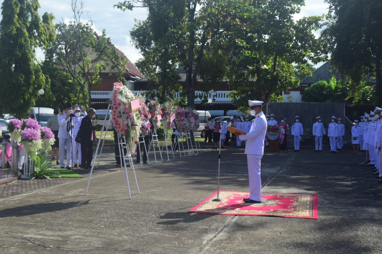 @ที่นี่เมืองน่าน@ “พช.น่าน ร่วมพิธีวางพวงมาลาน้อมรำลึกเนื่องในวันคล้ายวันสวรรคตพระบาทสมเด็จพระจุลจอมเกล้าเจ้าอยู่หัว 23 ตุลาคม 2564”
