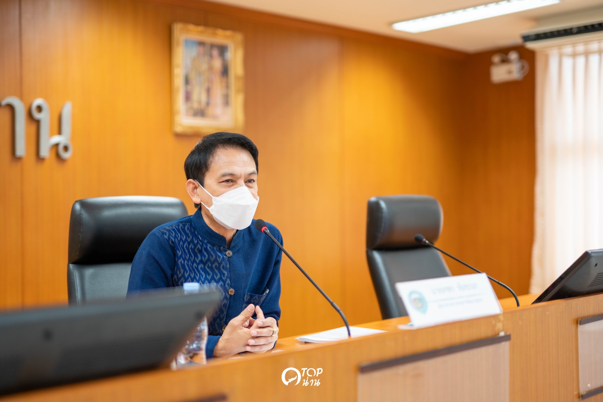 @ที่นี่เมืองน่าน@ พช.น่าน ประชุมมอบนโยบายการขับเคลื่อนงานพัฒนาชุมชน ประจำปี 2565