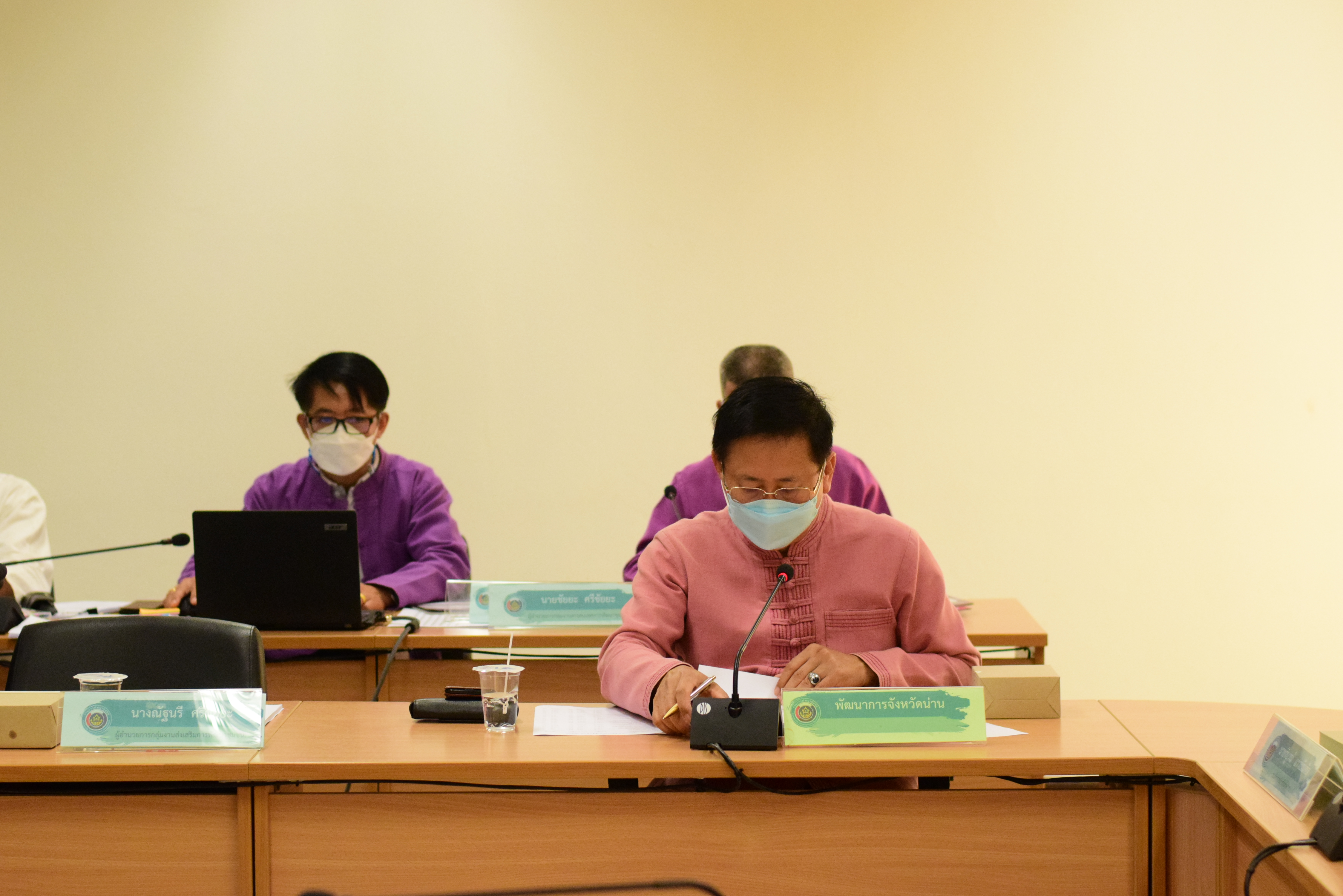 @ที่นี่เมืองน่าน@ พช.น่าน ประชุมคณะทำงานบริหารการจัดเก็บข้อมูลเพื่อการพัฒนาชุมชนจังหวัดน่าน ประจำปี 2564 ครั้งที่ 2/2564