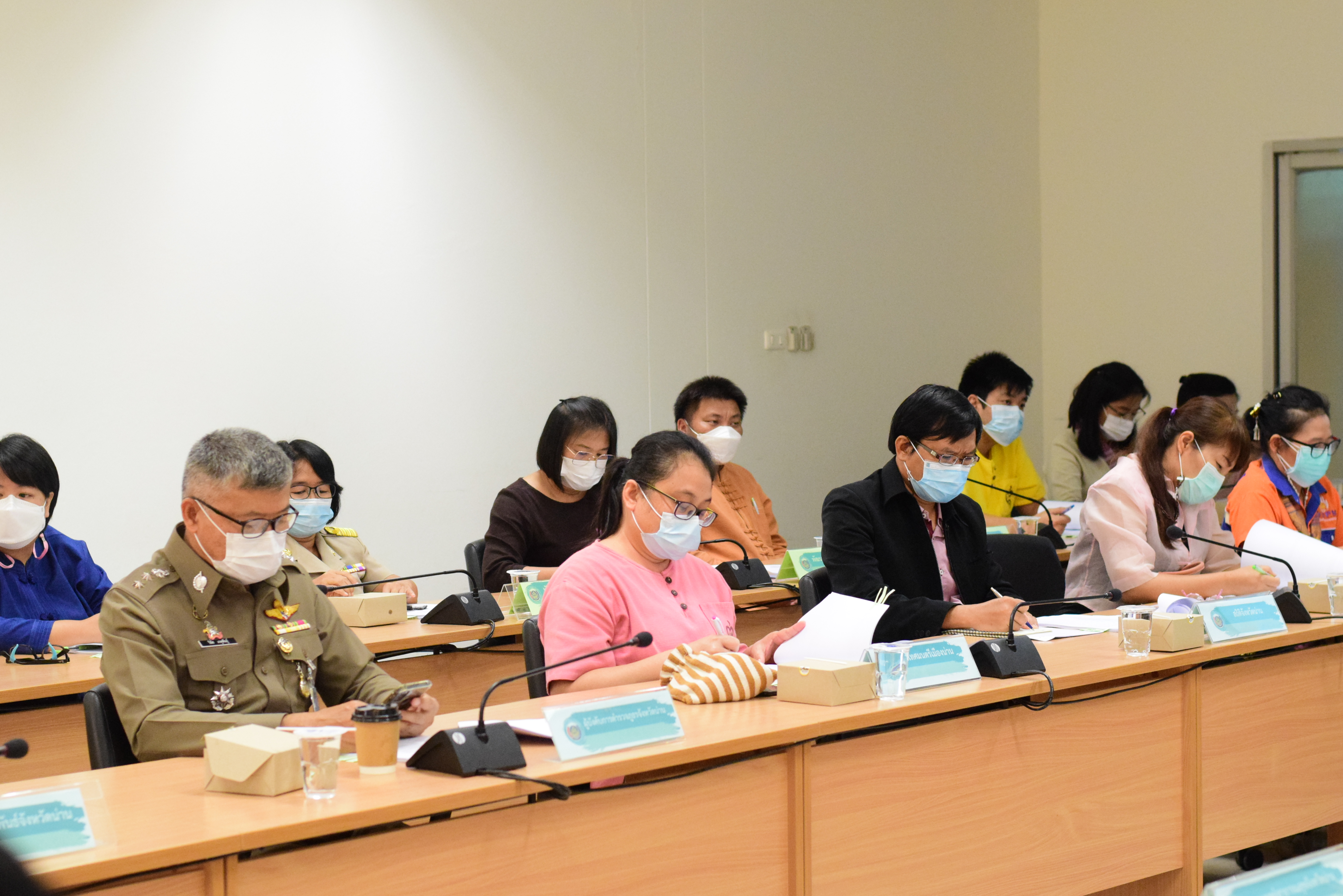 @ที่นี่เมืองน่าน@ พช.น่าน ประชุมคณะทำงานบริหารการจัดเก็บข้อมูลเพื่อการพัฒนาชุมชนจังหวัดน่าน ประจำปี 2564 ครั้งที่ 2/2564