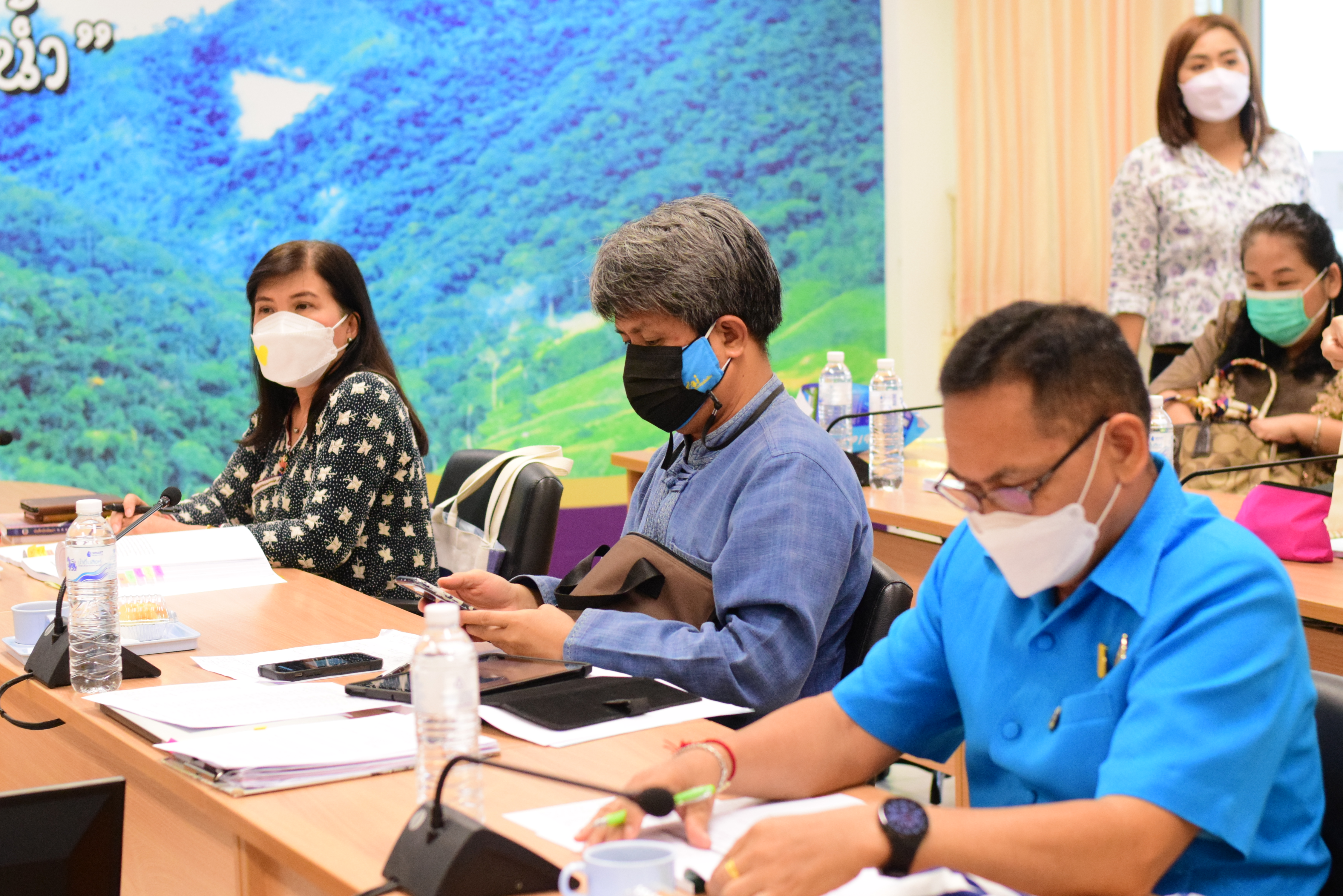 @ที่นี่เมืองน่าน@ พช.น่าน ประชุมพัฒนาการอำเภอ ผู้อำนวยการกลุ่มงาน และนักวิชาการพัฒนาชุมชนจังหวัด ครั้งที่ 9/2564