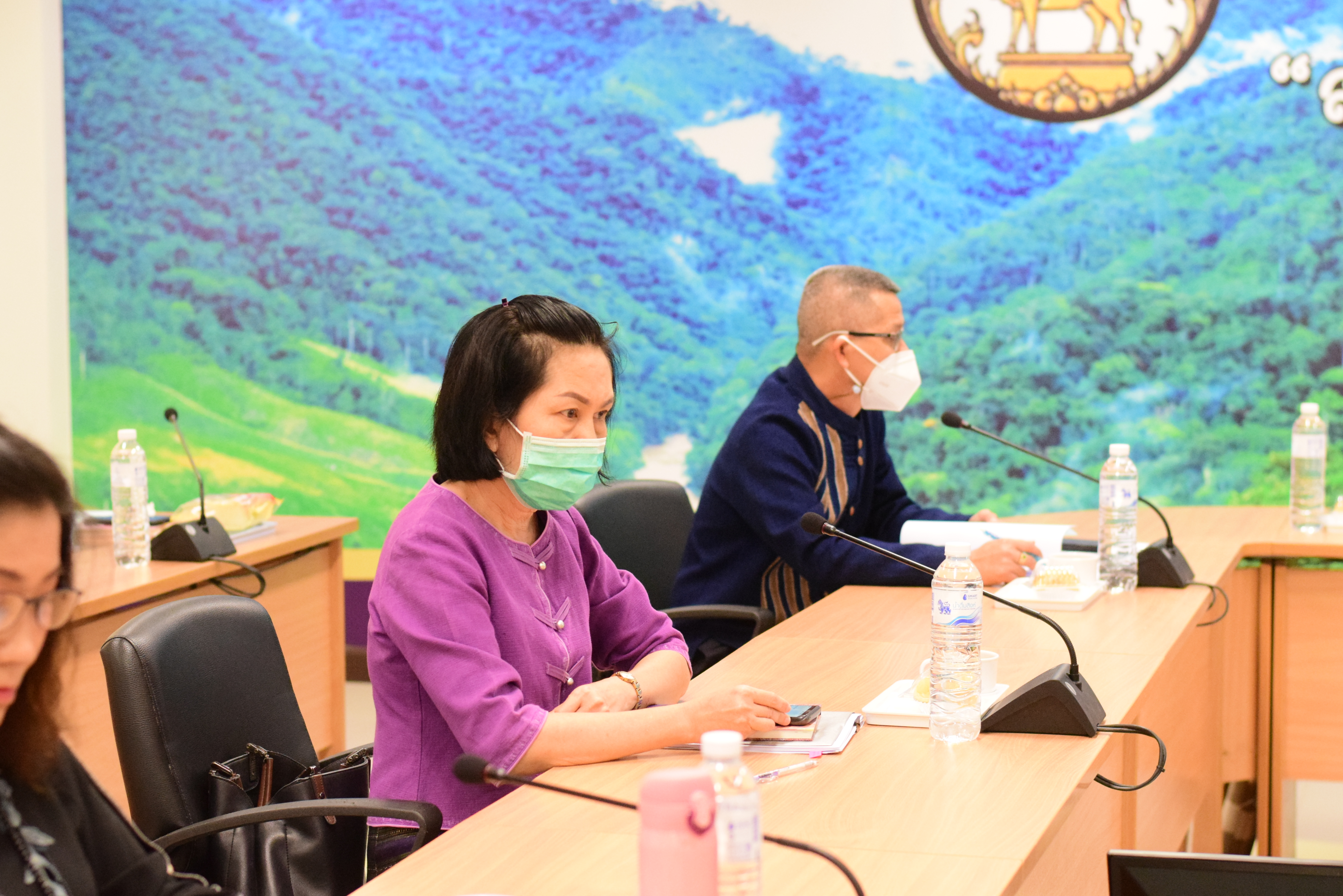 @ที่นี่เมืองน่าน@ พช.น่าน ประชุมพัฒนาการอำเภอ ผู้อำนวยการกลุ่มงาน และนักวิชาการพัฒนาชุมชนจังหวัด ครั้งที่ 9/2564