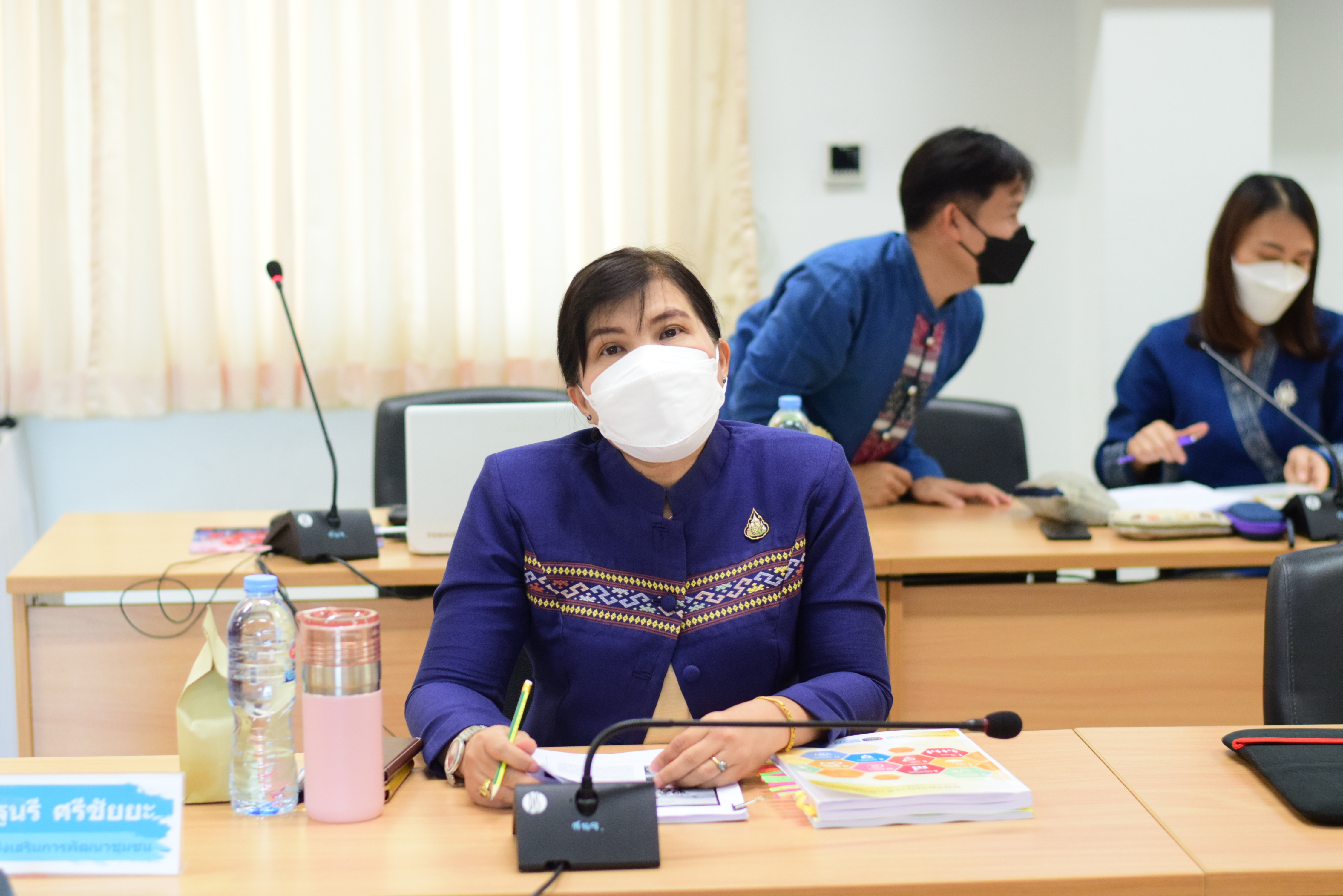 @ที่นี่เมืองน่าน@ พช.น่าน ประชุมมอบนโยบายการขับเคลื่อนงานพัฒนาชุมชน ประจำปี 2565