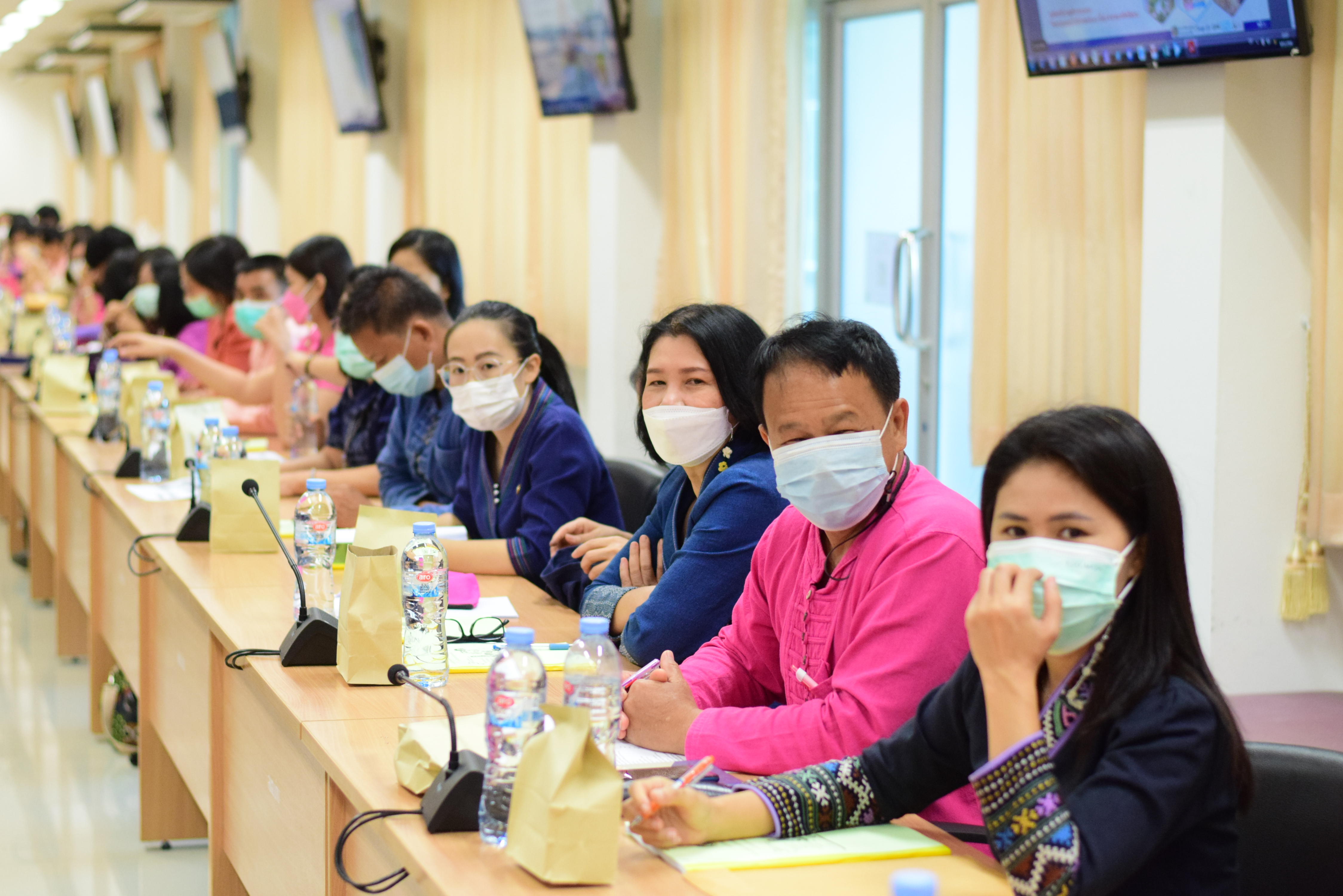 @ที่นี่เมืองน่าน@ พช.น่าน ประชุมมอบนโยบายการขับเคลื่อนงานพัฒนาชุมชน ประจำปี 2565