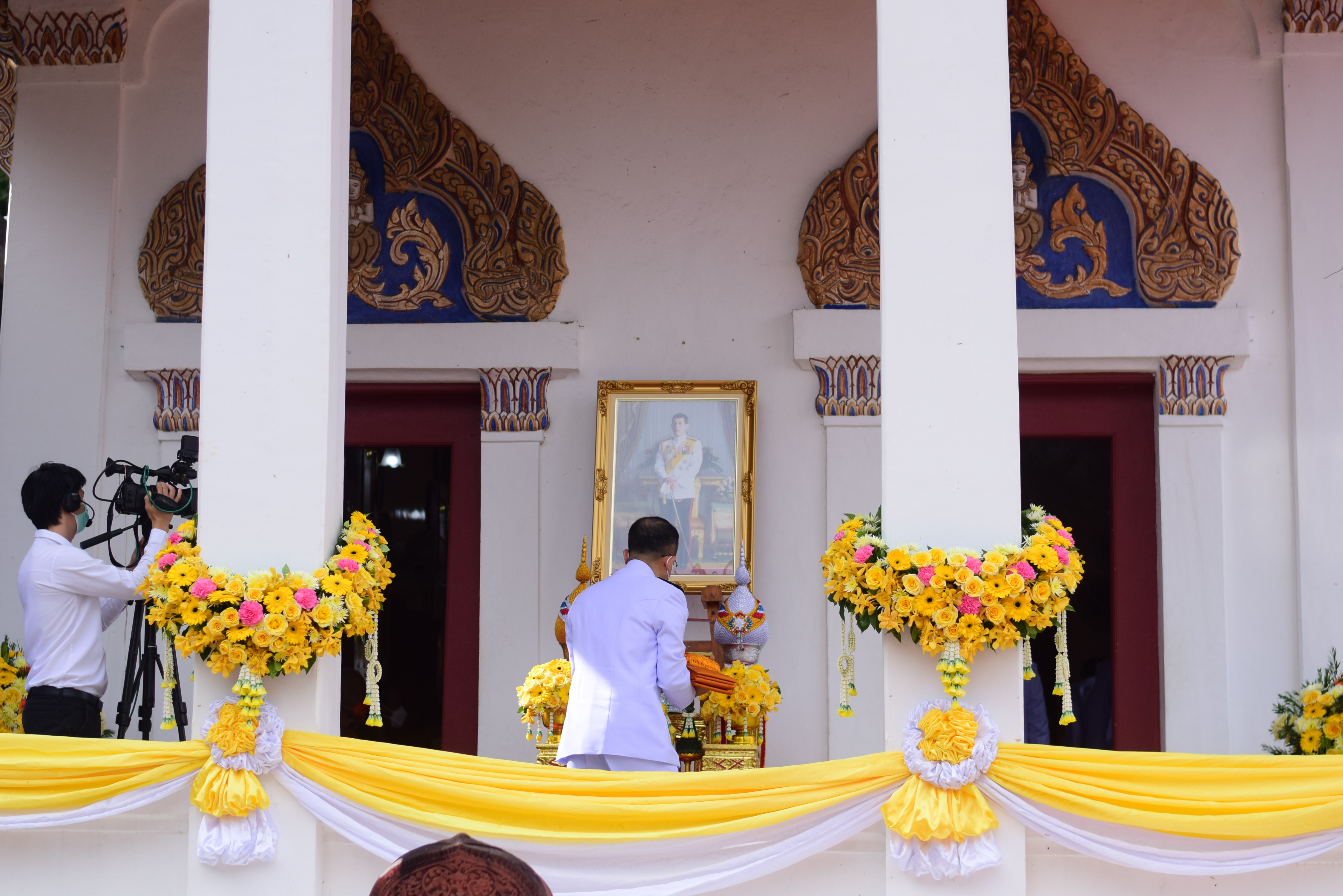 @ที่นี่เมืองน่าน@ พช.น่าน ร่วมงานถวายผ้าพระกฐินพระราชทาน กรมการพัฒนาชุมชน ประจำปี พ.ศ. 2564 ณ วัดธรรมามูลวรวิหาร อ.เมืองชัยนาท จังหวัดชัยนาท