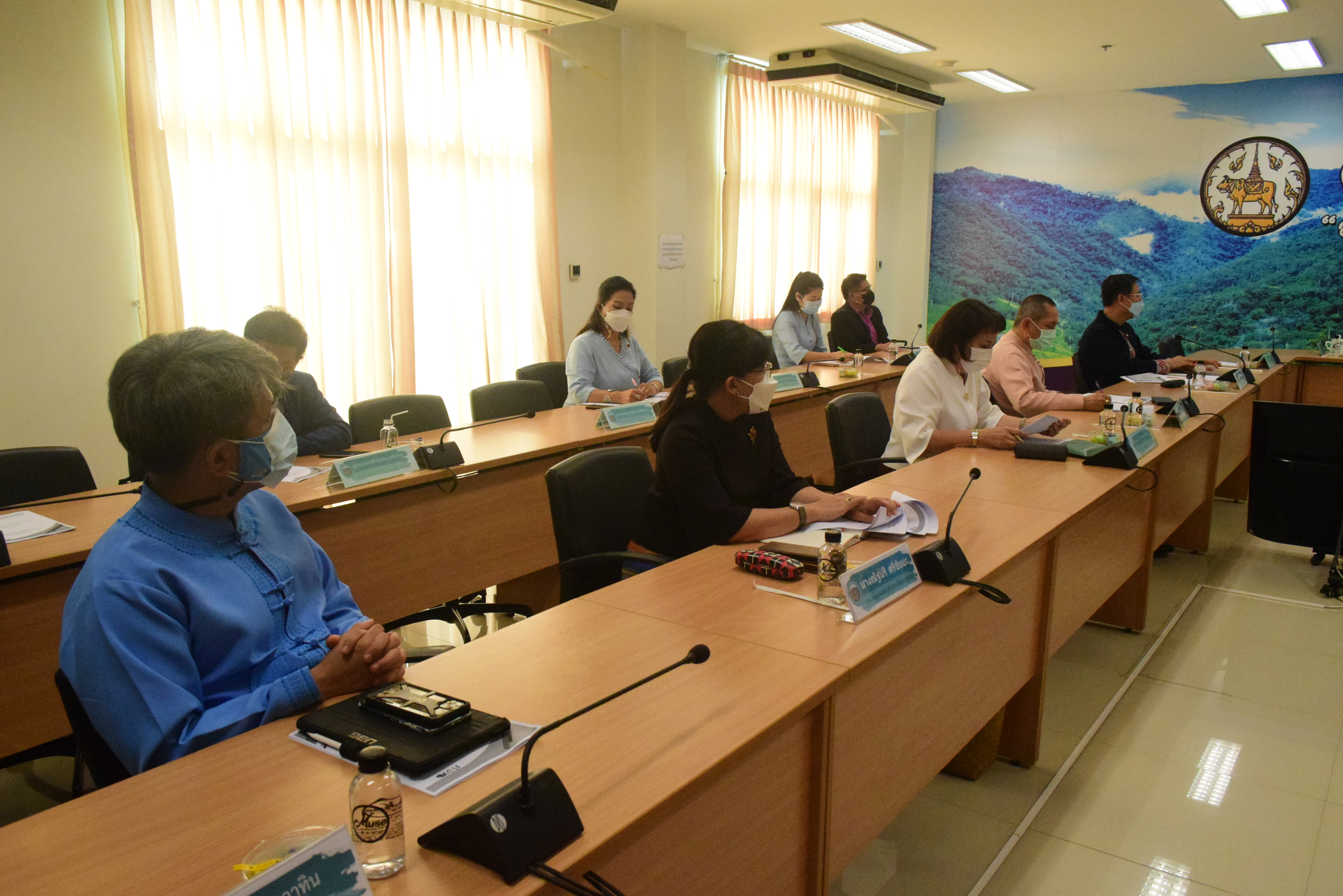 @ที่นี่เมืองน่าน@ พช.น่าน ร่วมประชุมมอบนโยบายการขับเคลื่อนการขจัดความยากจนและพัฒนาคนทุกช่วงวัยอย่างยั่งยืน ตามหลักของปรัชญาเศรษฐกิจพอเพียง ผ่านระบบวีดีทัศน์ทางไกล (Video Conference System – VCS)