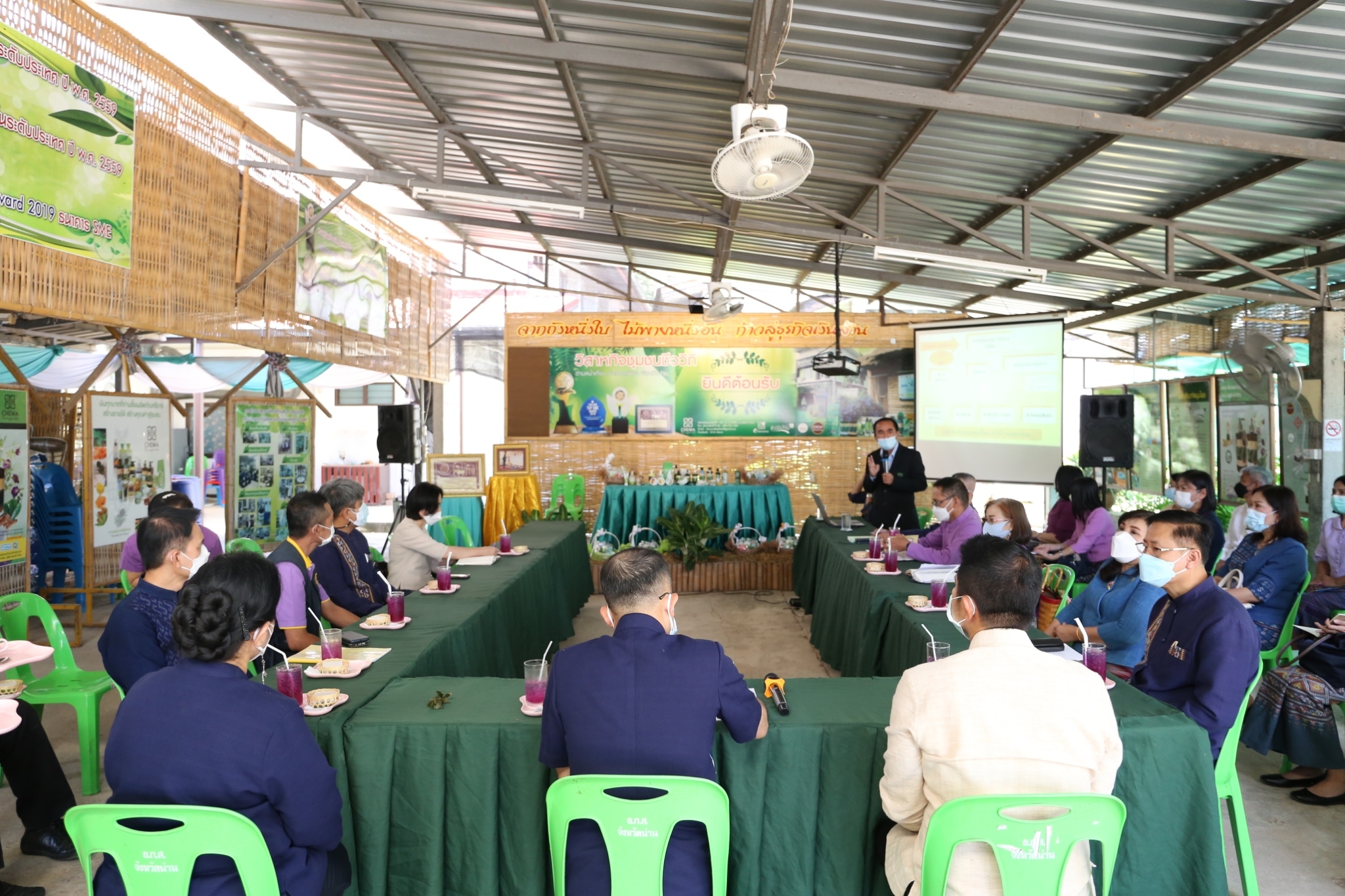 @ที่นี่เมืองน่าน@ พช.น่าน ต้อนรับอธิบดีกรมการพัฒนาชุมชน ลงพื้นที่ตรวจราชการในพื้นที่จังหวัดน่าน