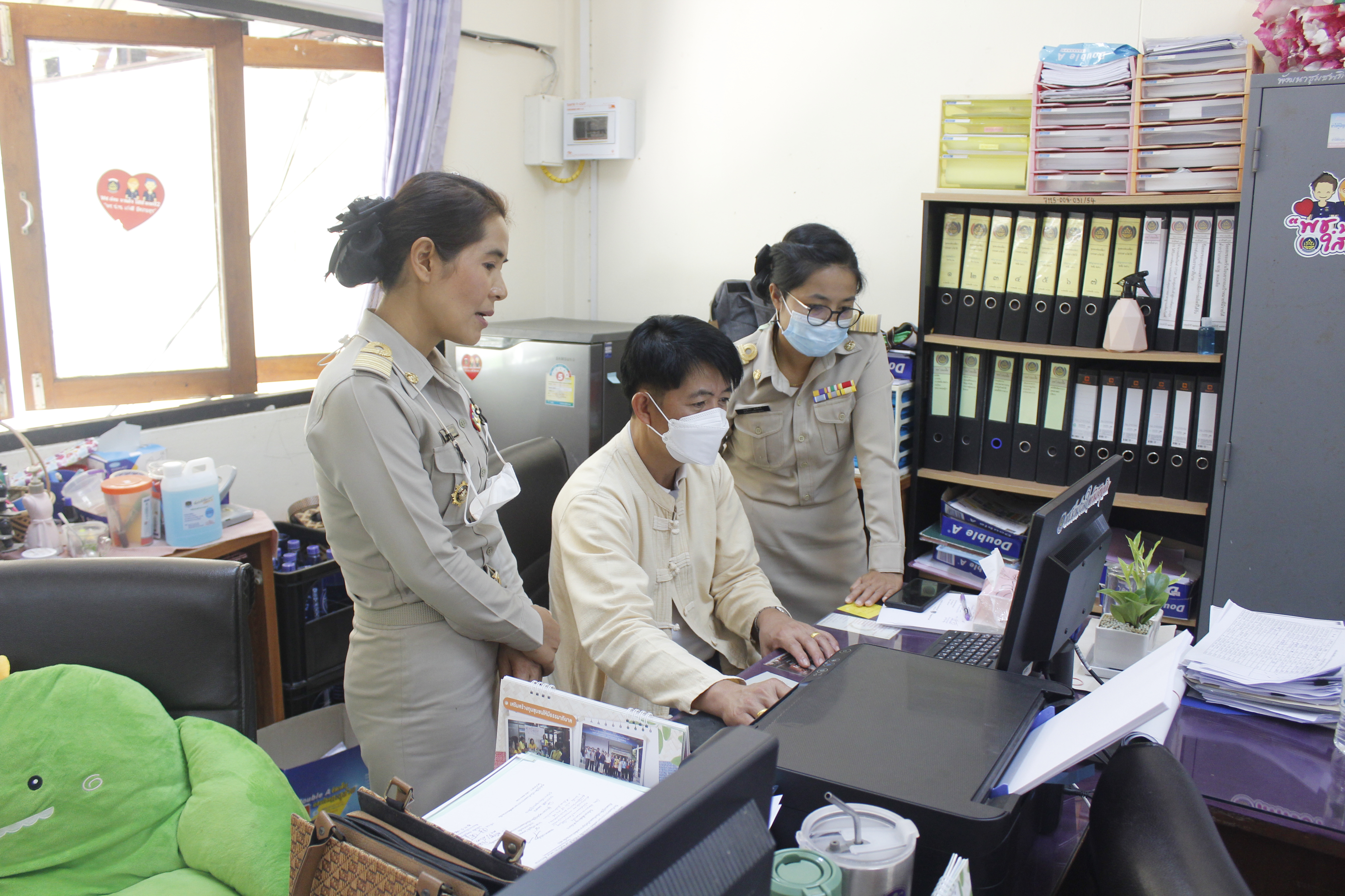 @ที่นี่เมืองน่าน@ พช.น่าน กลุ่มงานสารสนเทศ สพจ.น่าน ติดตามและสนับสนุนการดำเนินงานสารสนเทศการพัฒนาชุมชนอำเภอบ่อเกลือ จังหวัดน่าน