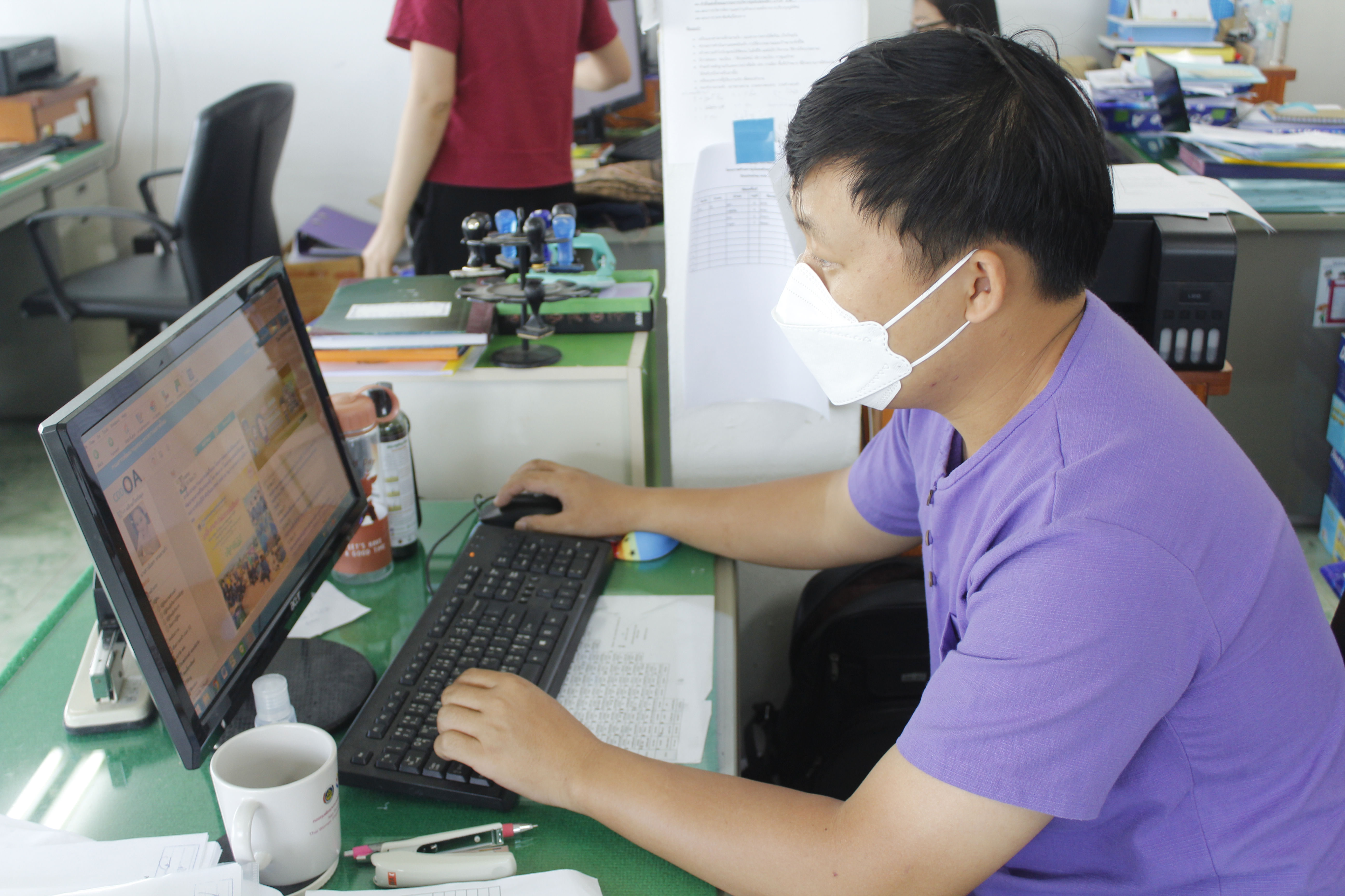 @ที่นี่เมืองน่าน@ พช.น่าน กลุ่มงานสารสนเทศ สพจ.น่าน ติดตามและสนับสนุนการดำเนินงานสารสนเทศการพัฒนาชุมชนอำเภอสองแควและอำเภอปัว จังหวัดน่าน