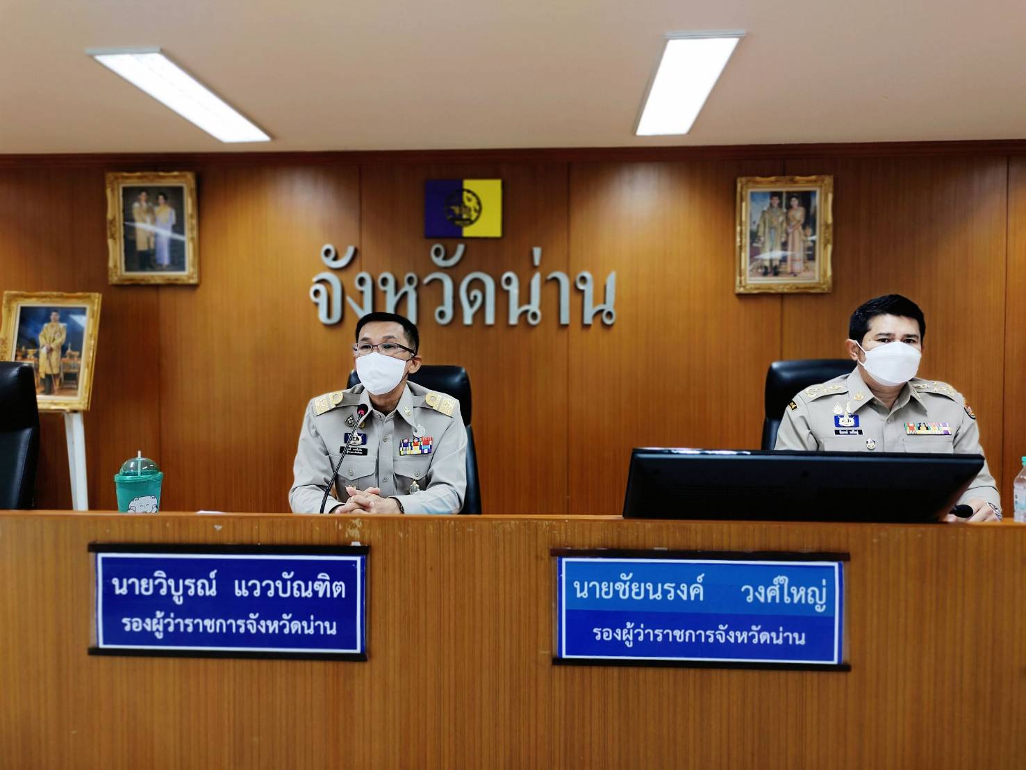 @ที่นี่เมืองน่าน@ รักษาราชการแทนผู้ว่าจังหวัดน่านเชิญชวนอุดหนุนกระเช้าของขวัญปีใหม่ OTOP น่าน เป็นของฝากของขวัญแทนใจในช่วงเทศกาลแห่งความสุข ปีใหม่ 2565