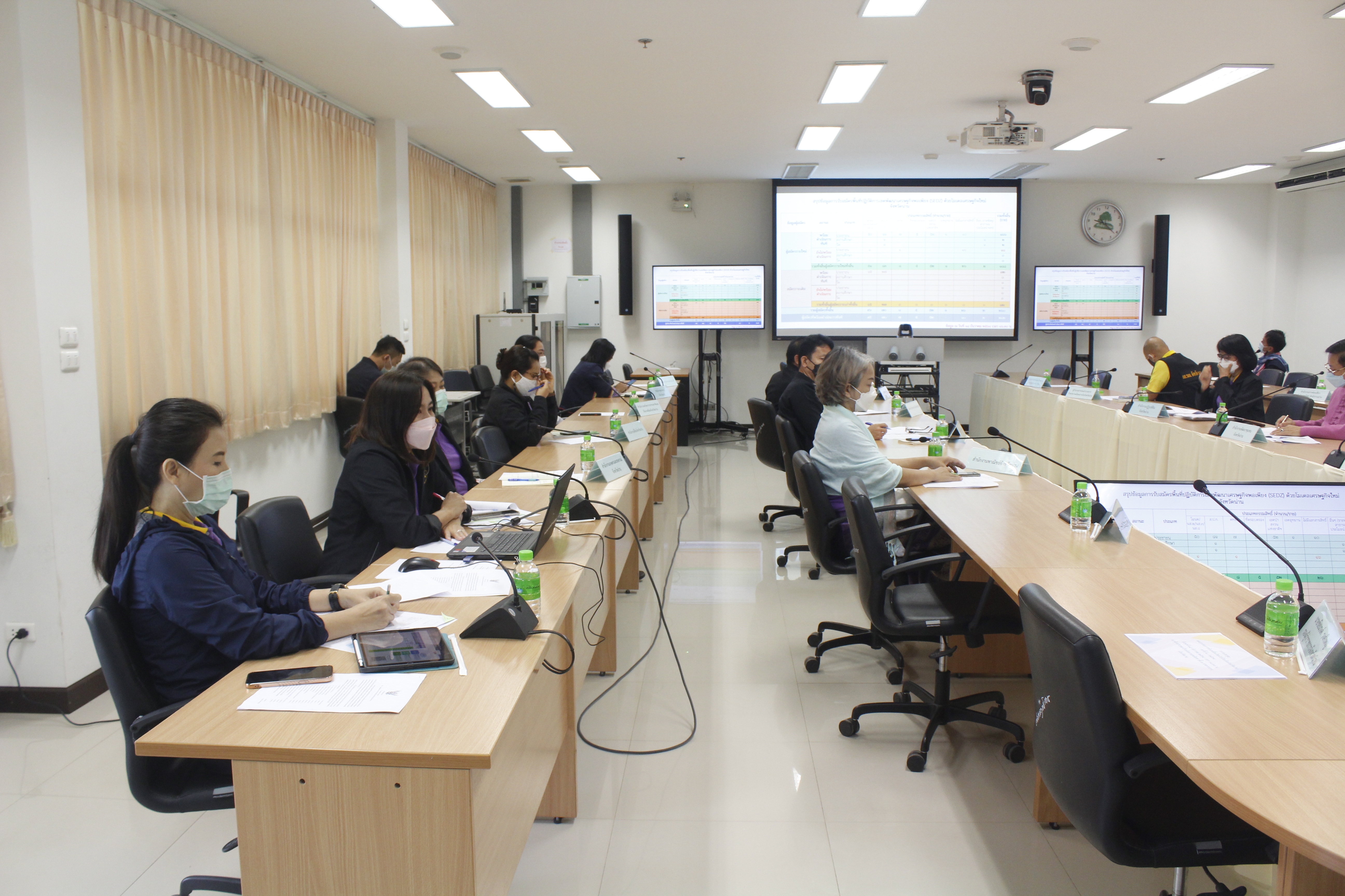 @ที่นี่เมืองน่าน@ พช.น่าน ร่วมประชุมคณะกรรมการขับเคลื่อนไทยไปด้วยกันระดับจังหวัดน่าน ครั้งที่ 1/2564