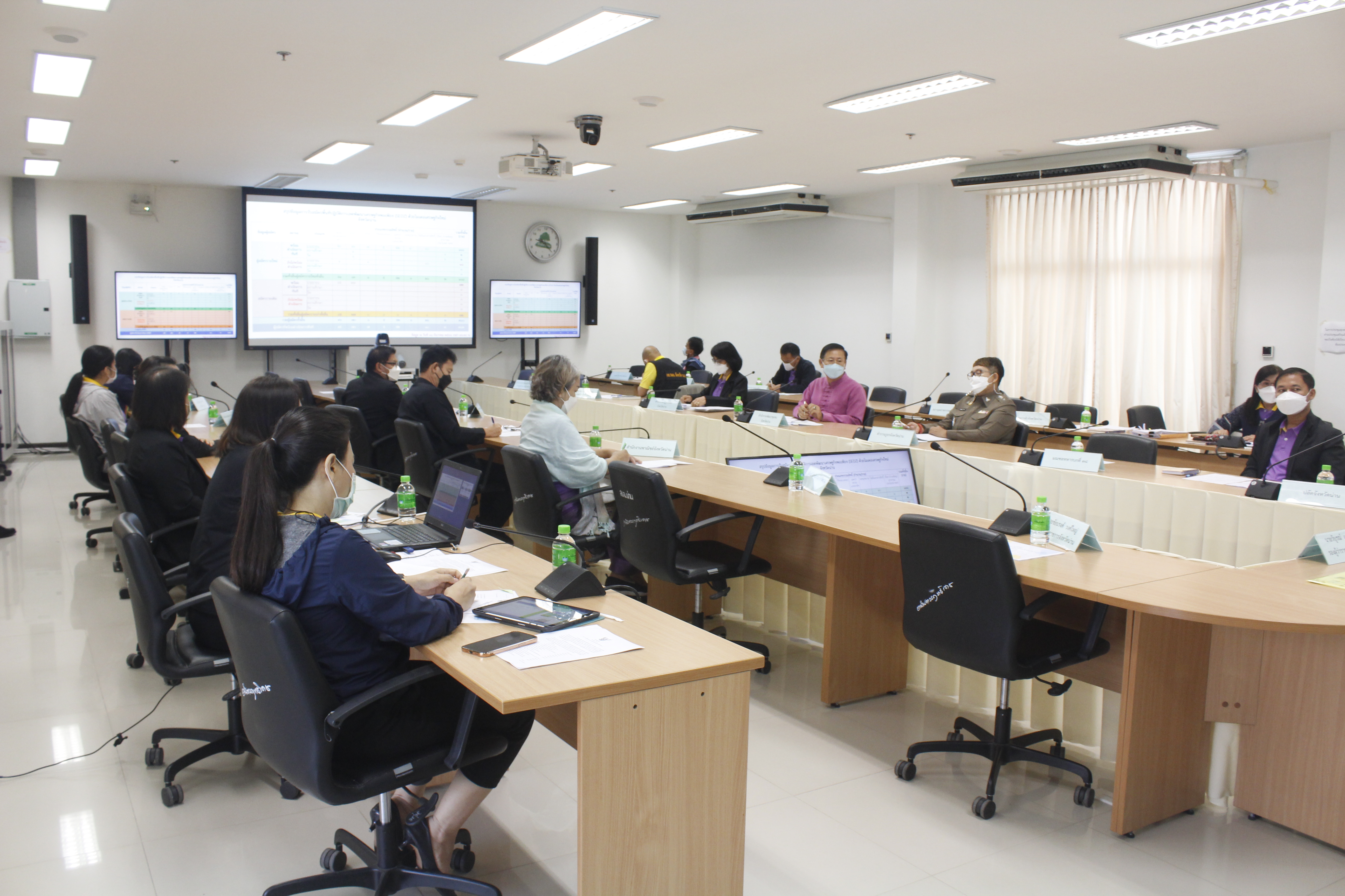 @ที่นี่เมืองน่าน@ พช.น่าน ร่วมประชุมคณะกรรมการขับเคลื่อนไทยไปด้วยกันระดับจังหวัดน่าน ครั้งที่ 1/2564