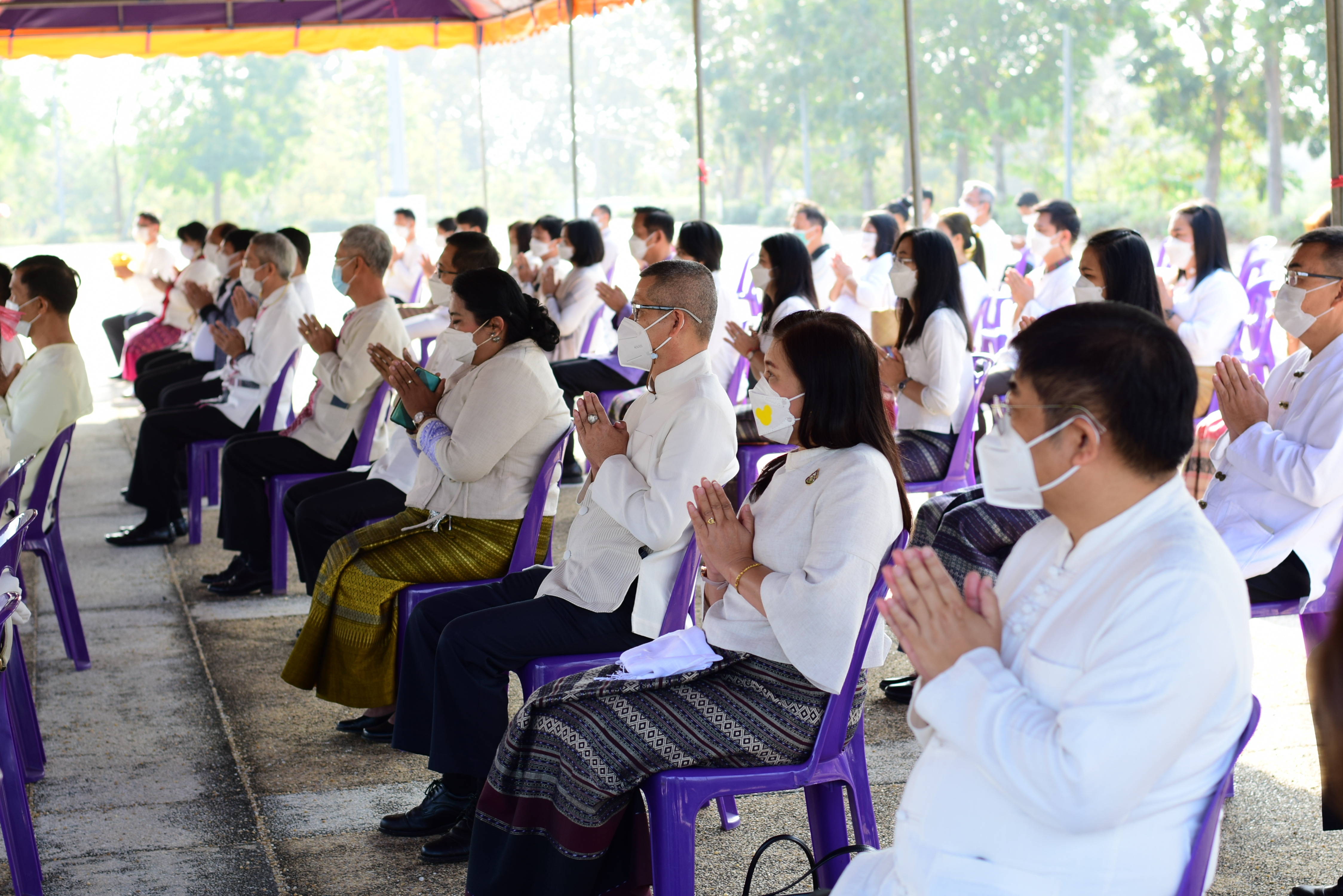 @ที่นี่เมืองน่าน@ พช.น่าน ร่วมพิธีทำบุญอาคารศาลากลางจังหวัดน่าน เพื่อความเป็นสิริมงคลและความเจริญรุ่งเรืองของข้าราชการ