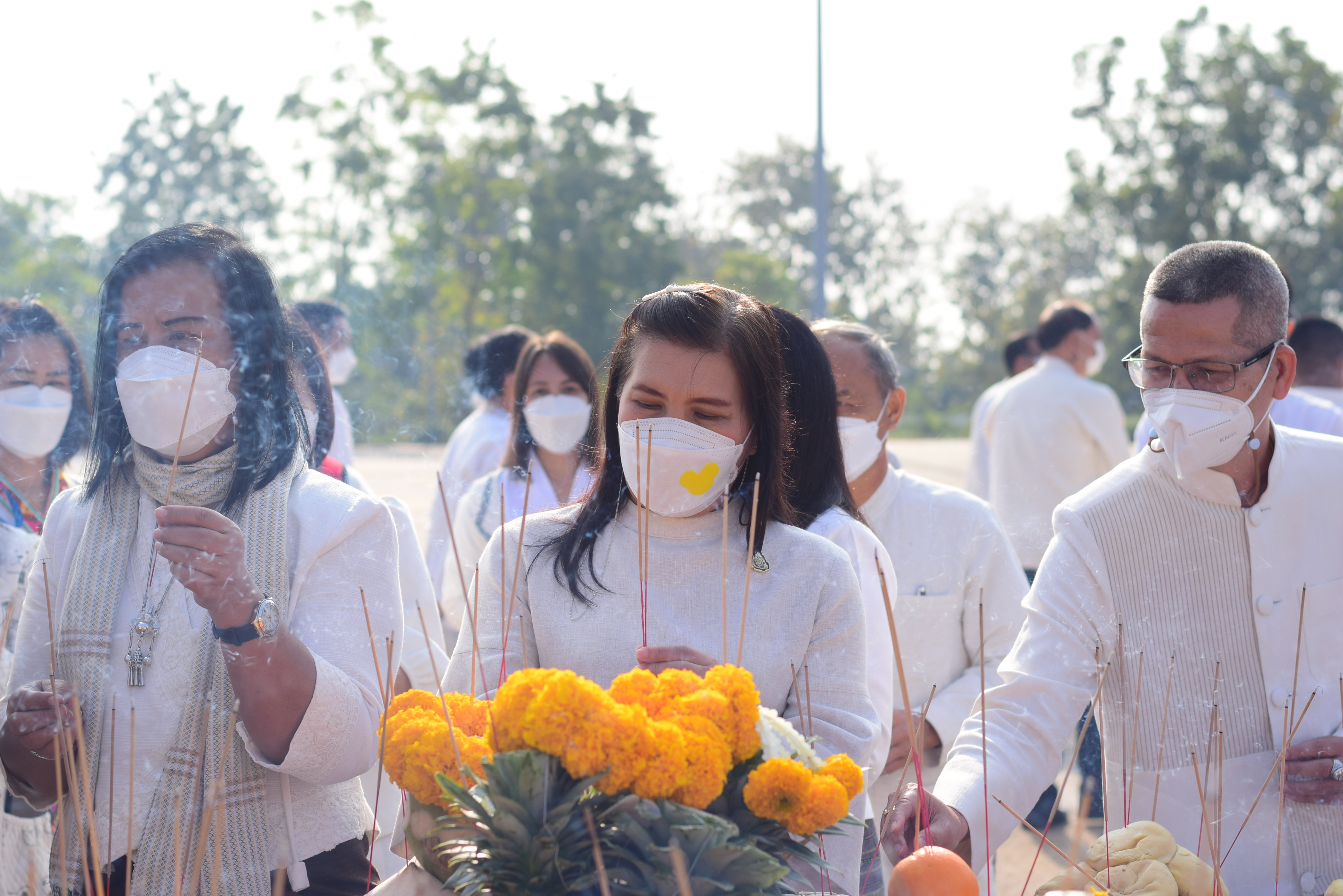 @ที่นี่เมืองน่าน@ พช.น่าน ร่วมพิธีทำบุญอาคารศาลากลางจังหวัดน่าน เพื่อความเป็นสิริมงคลและความเจริญรุ่งเรืองของข้าราชการ