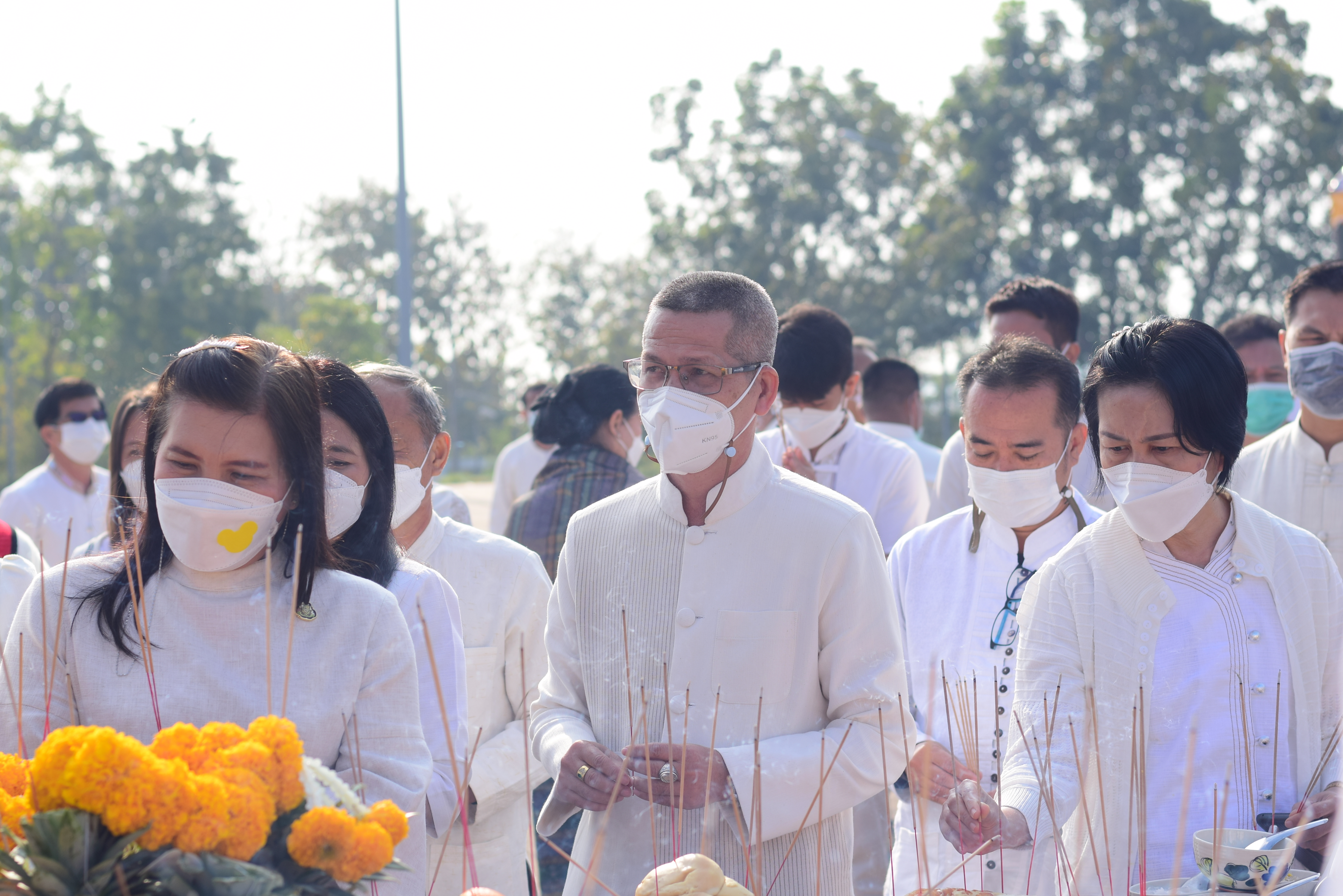 @ที่นี่เมืองน่าน@ พช.น่าน ร่วมพิธีทำบุญอาคารศาลากลางจังหวัดน่าน เพื่อความเป็นสิริมงคลและความเจริญรุ่งเรืองของข้าราชการ