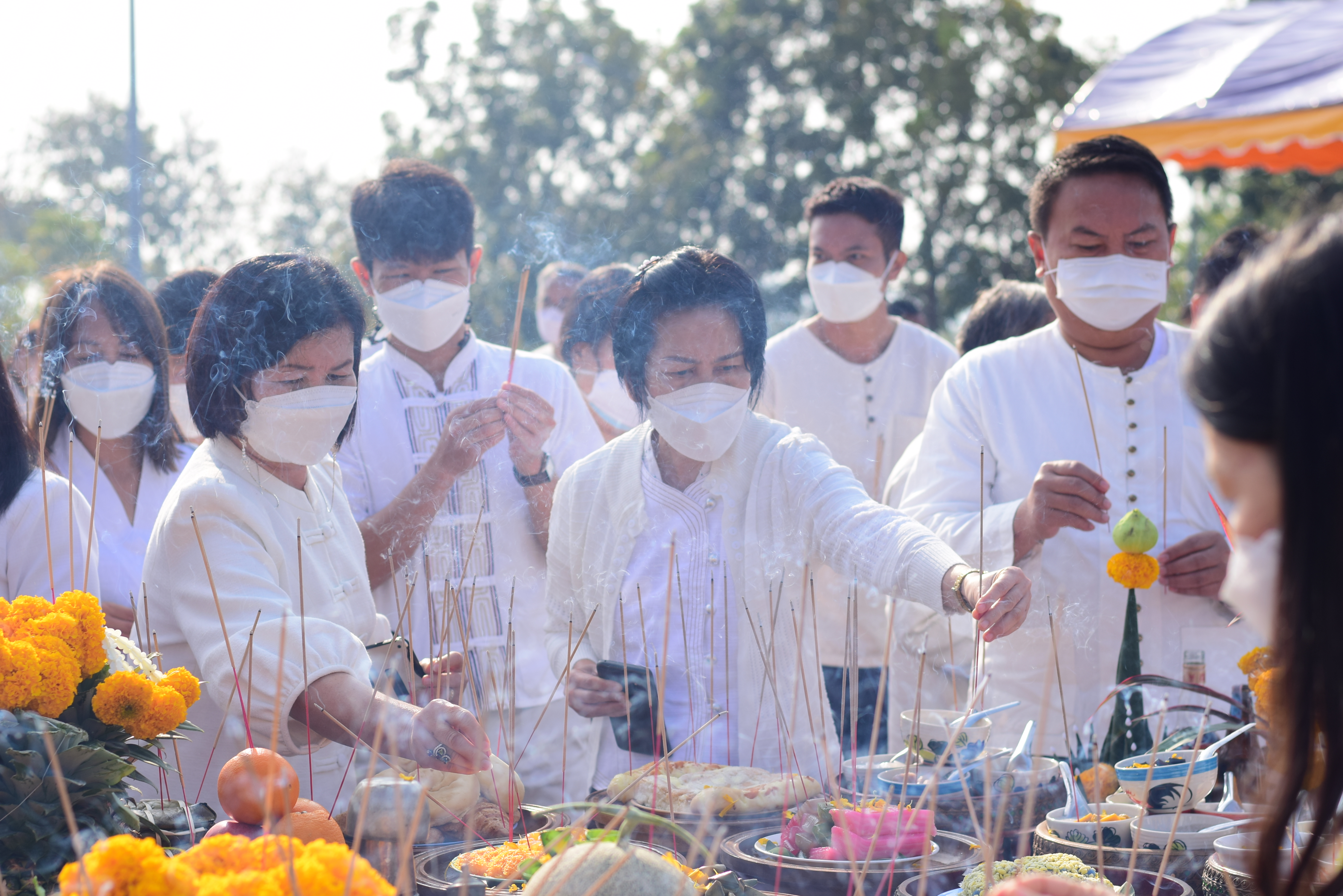 @ที่นี่เมืองน่าน@ พช.น่าน ร่วมพิธีทำบุญอาคารศาลากลางจังหวัดน่าน เพื่อความเป็นสิริมงคลและความเจริญรุ่งเรืองของข้าราชการ