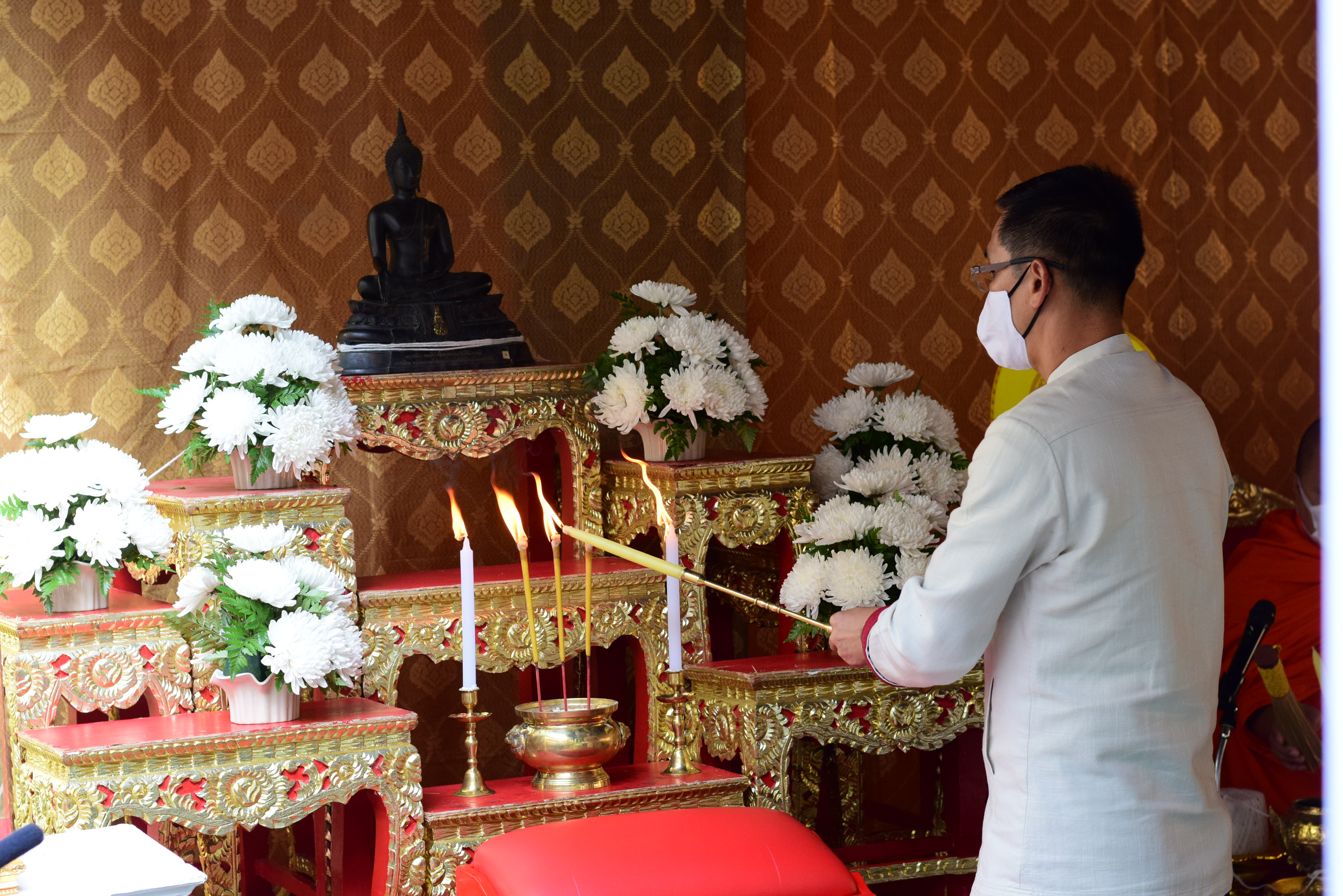 @ที่นี่เมืองน่าน@ พช.น่าน ร่วมพิธีทำบุญอาคารศาลากลางจังหวัดน่าน เพื่อความเป็นสิริมงคลและความเจริญรุ่งเรืองของข้าราชการ