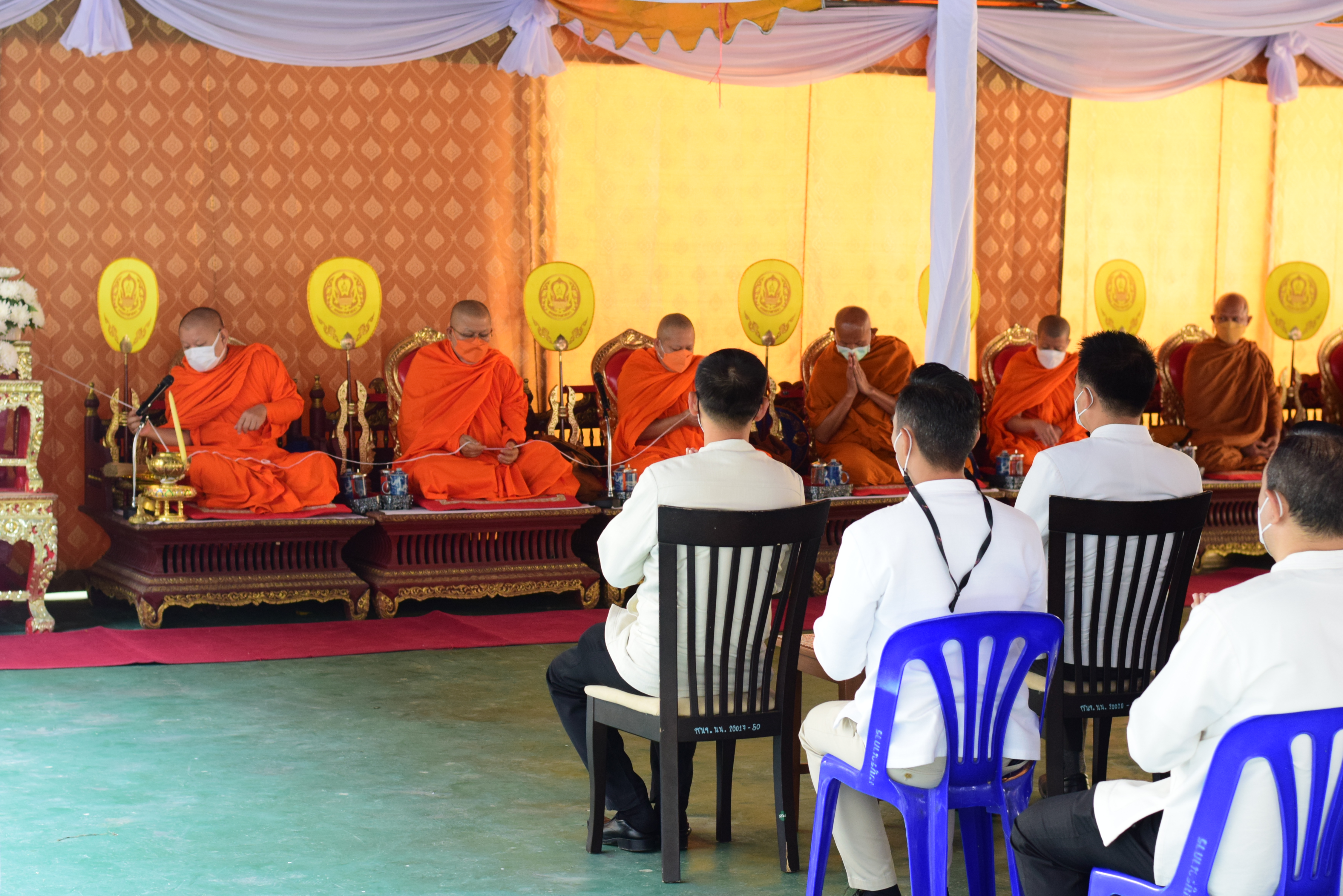 @ที่นี่เมืองน่าน@ พช.น่าน ร่วมพิธีทำบุญอาคารศาลากลางจังหวัดน่าน เพื่อความเป็นสิริมงคลและความเจริญรุ่งเรืองของข้าราชการ