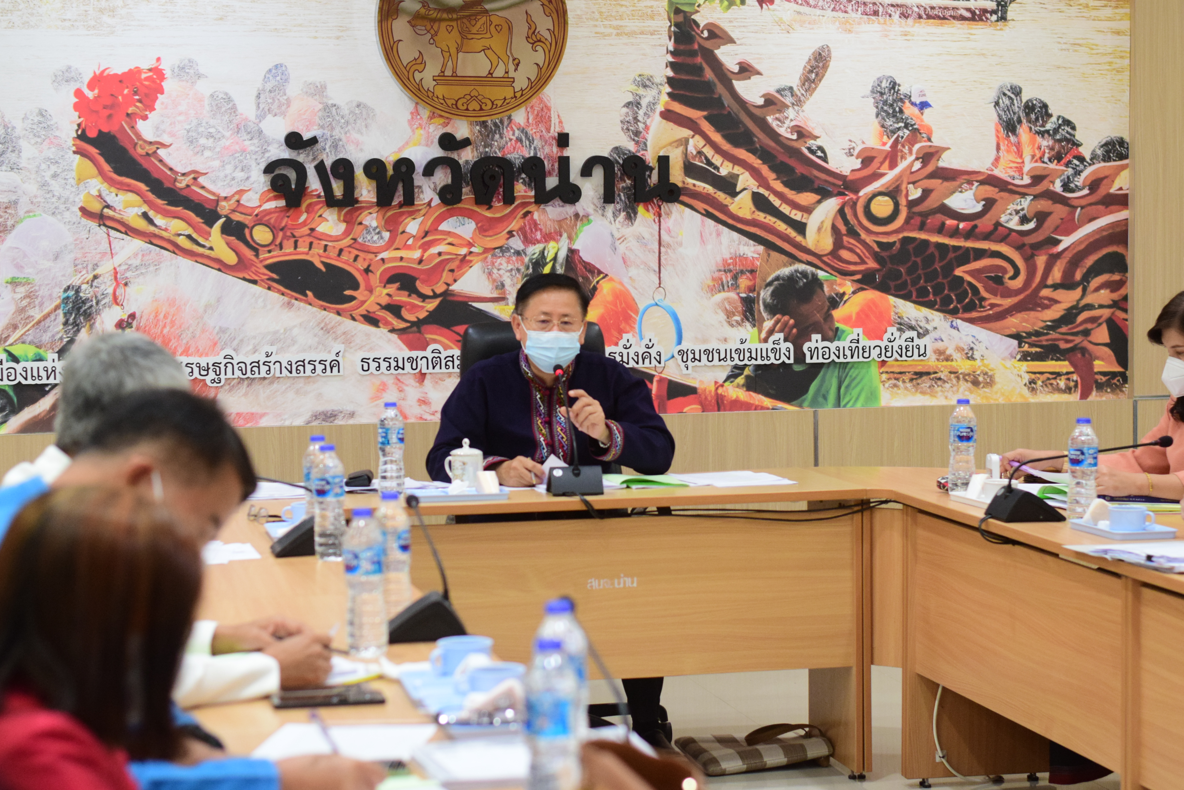 @ที่นี่เมืองน่าน@ พช.น่าน ประชุมพัฒนาการอำเภอ ผู้อำนวยการกลุ่มงาน และนักวิชาการพัฒนาชุมชนจังหวัด ครั้งที่ 10/2564