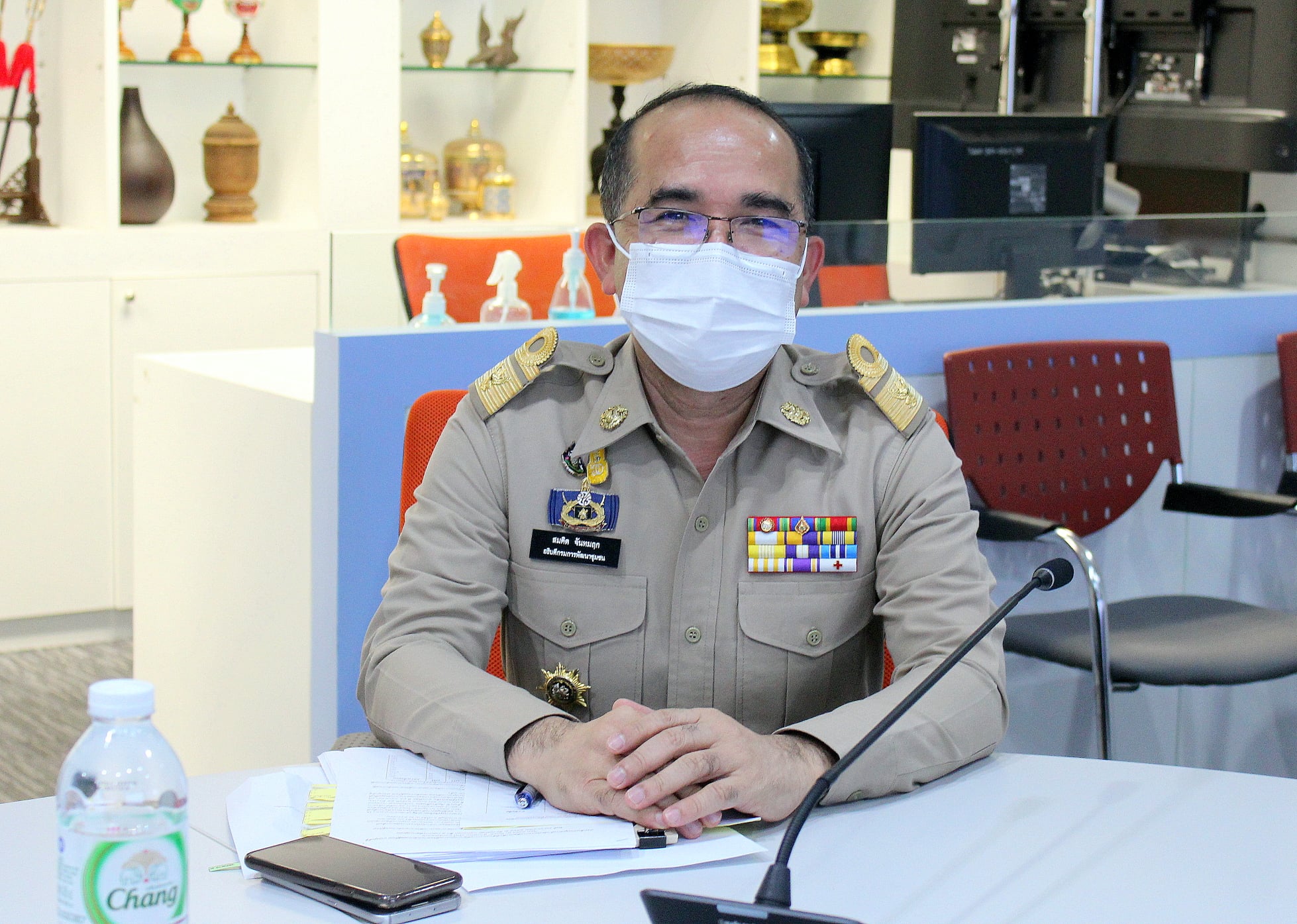 @ที่นี่เมืองน่าน@ พช.น่าน เข้าร่วมประชุมการดำเนินโครงการพัฒนาพื้นที่ต้นแบบการพัฒนาคุณภาพชีวิตตามหลักทฤษฎีใหม่ ประยุกต์สู่ “โคก หนอง นา โมเดล” ผ่านระบบ VDO Conference