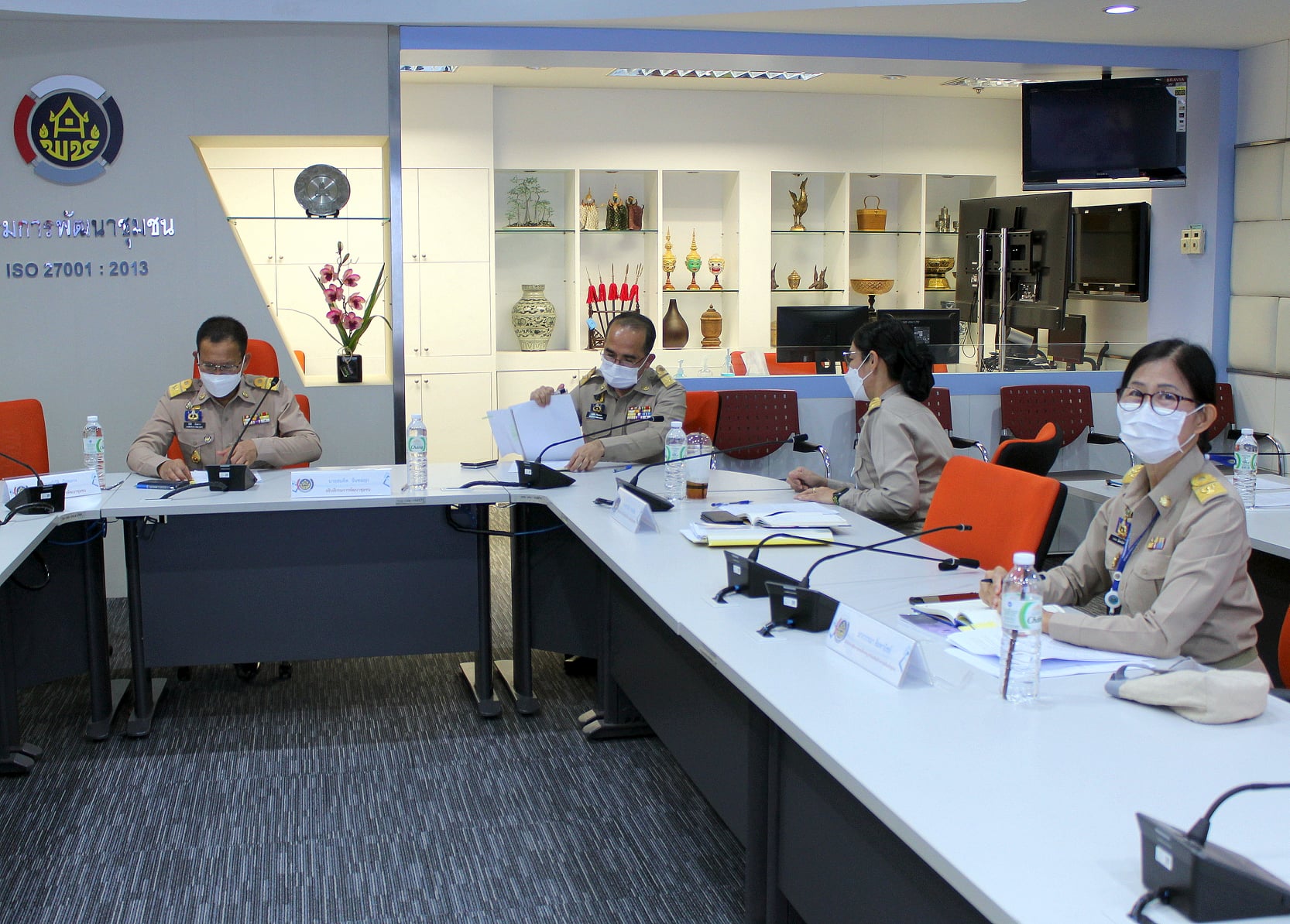 @ที่นี่เมืองน่าน@ พช.น่าน เข้าร่วมประชุมการดำเนินโครงการพัฒนาพื้นที่ต้นแบบการพัฒนาคุณภาพชีวิตตามหลักทฤษฎีใหม่ ประยุกต์สู่ “โคก หนอง นา โมเดล” ผ่านระบบ VDO Conference