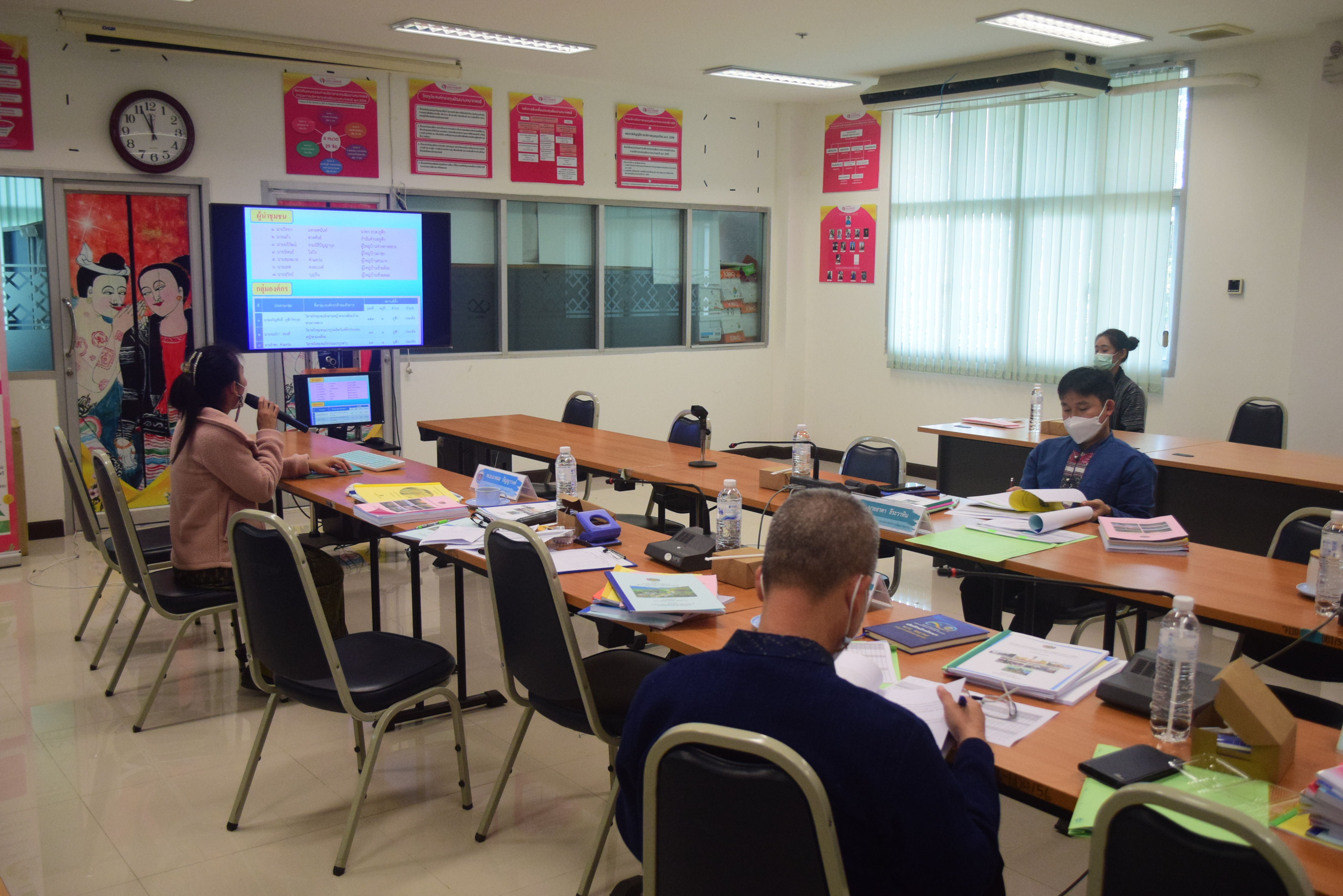 @ที่นี่เมืองน่าน@ พช.น่าน นำเสนอผลการดำเนินงานสารสนเทศตำบลต้นแบบเพื่อพัฒนาคุณภาพชีวิต ประจำปี 2565