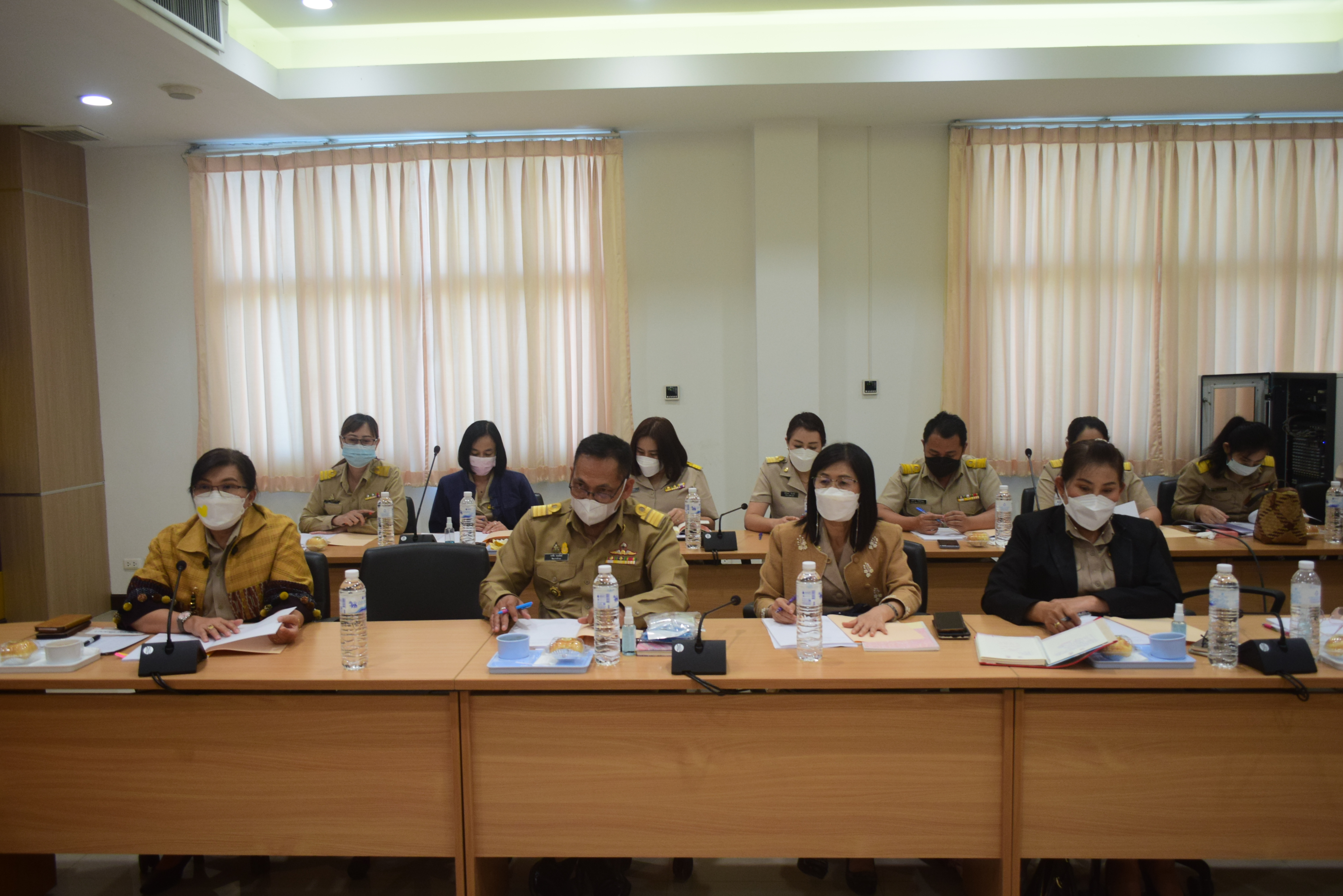 @ที่นี่เมืองน่าน@ พช.น่าน ประชุมพัฒนาการอำเภอ ผู้อำนวยการกลุ่มงาน และนักวิชาการพัฒนาชุมชนจังหวัด ครั้งที่ 1/2565