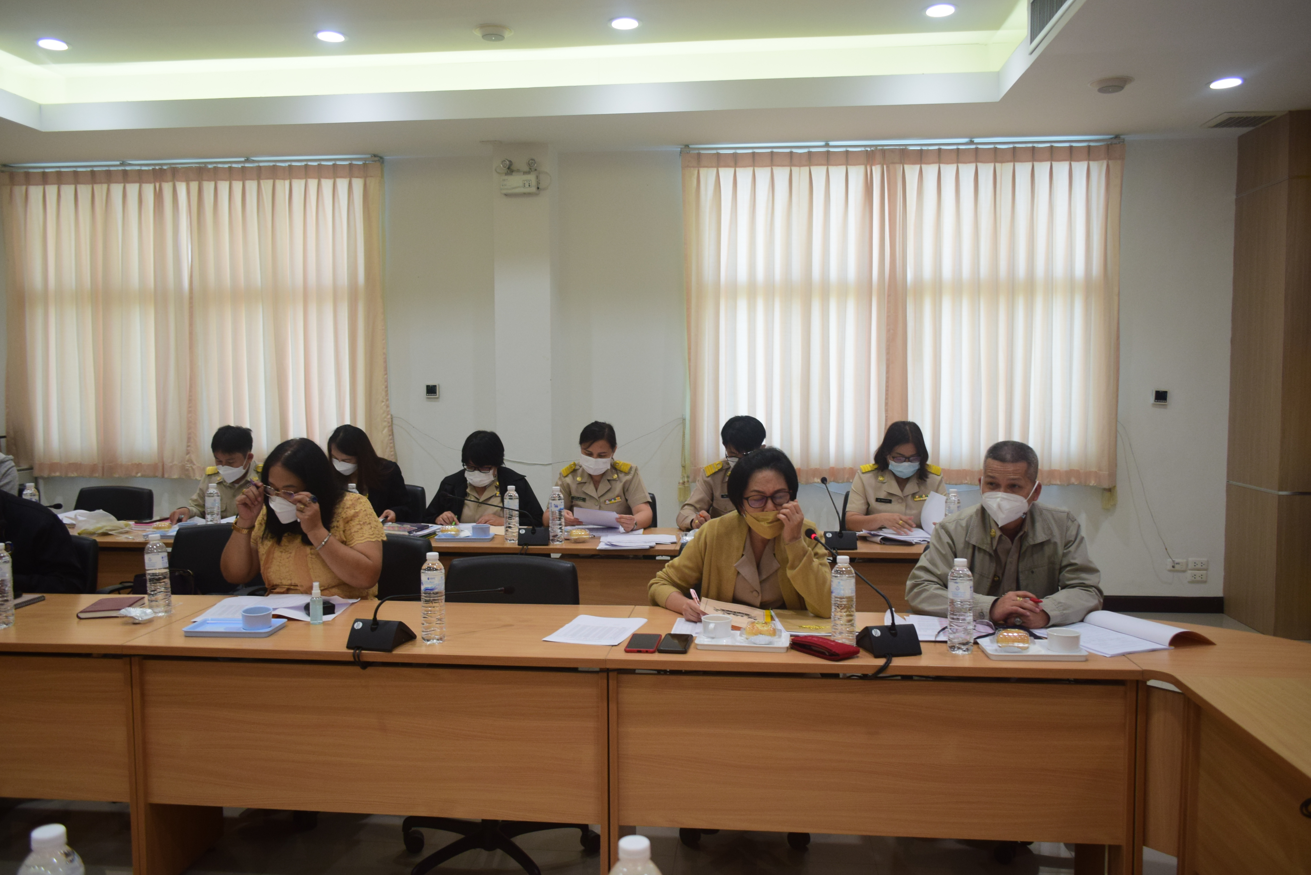 @ที่นี่เมืองน่าน@ พช.น่าน ประชุมพัฒนาการอำเภอ ผู้อำนวยการกลุ่มงาน และนักวิชาการพัฒนาชุมชนจังหวัด ครั้งที่ 1/2565