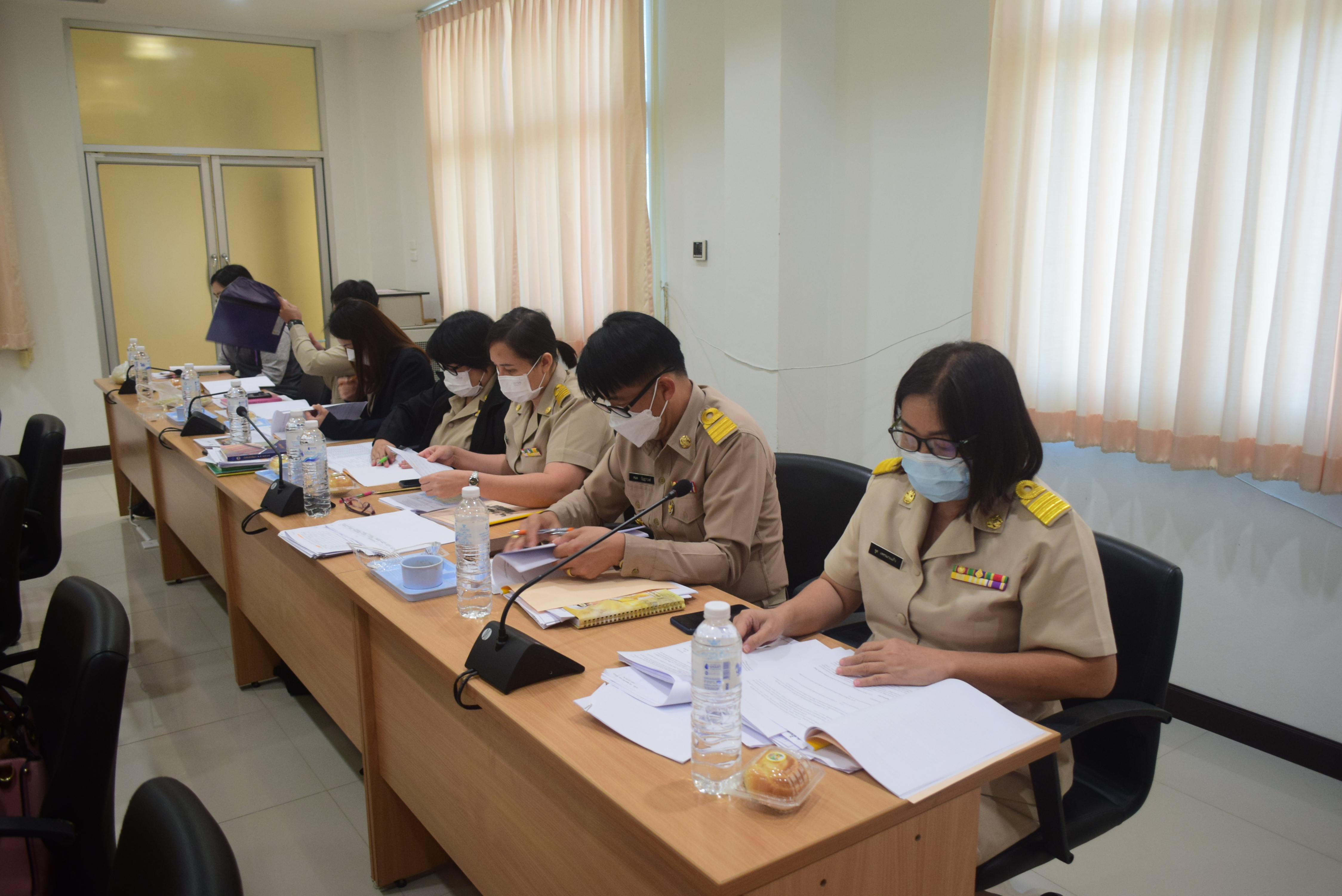 @ที่นี่เมืองน่าน@ พช.น่าน ประชุมพัฒนาการอำเภอ ผู้อำนวยการกลุ่มงาน และนักวิชาการพัฒนาชุมชนจังหวัด ครั้งที่ 1/2565