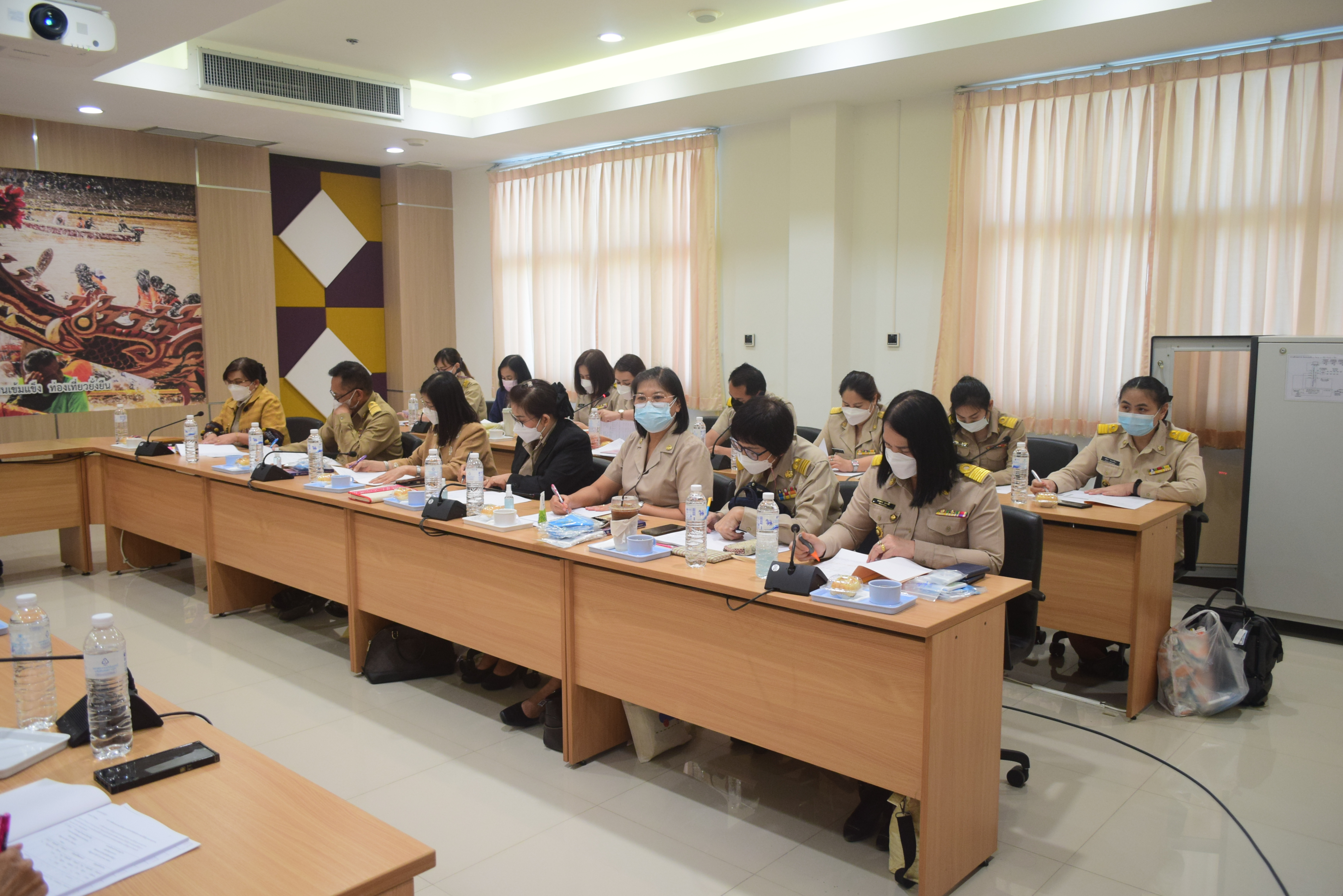 @ที่นี่เมืองน่าน@ พช.น่าน ประชุมพัฒนาการอำเภอ ผู้อำนวยการกลุ่มงาน และนักวิชาการพัฒนาชุมชนจังหวัด ครั้งที่ 1/2565