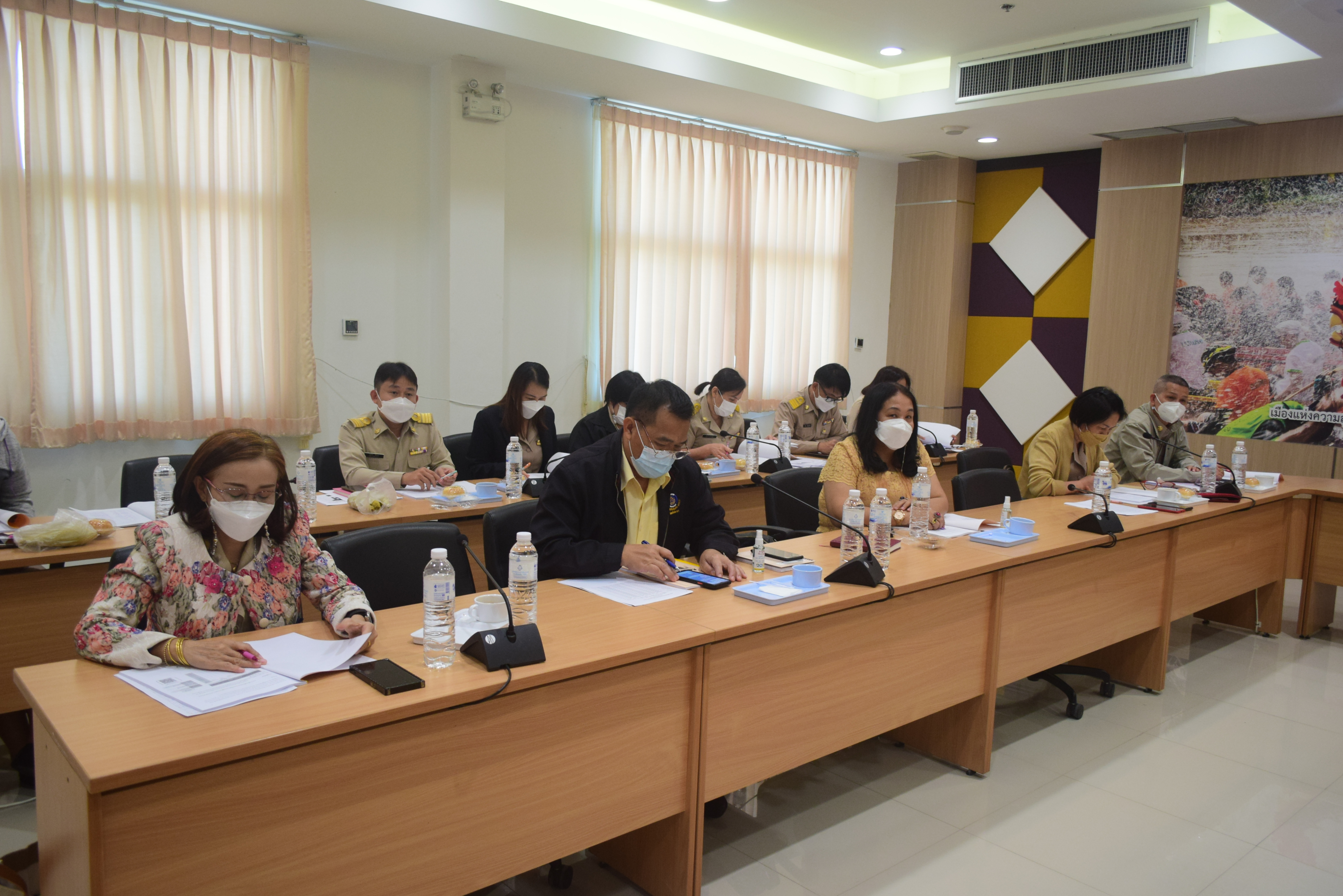 @ที่นี่เมืองน่าน@ พช.น่าน ประชุมพัฒนาการอำเภอ ผู้อำนวยการกลุ่มงาน และนักวิชาการพัฒนาชุมชนจังหวัด ครั้งที่ 1/2565