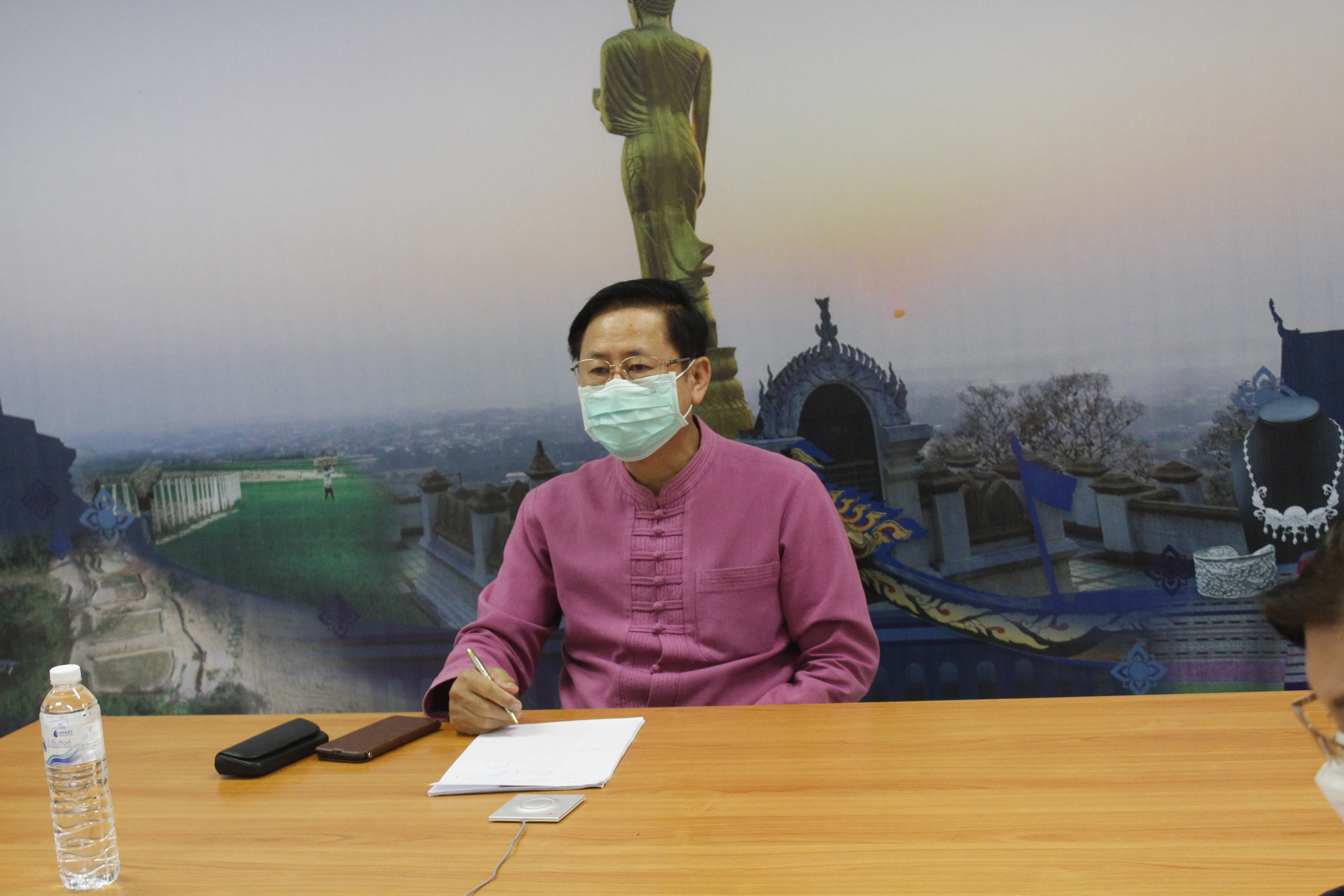 @ที่นี่เมืองน่าน@ พช.น่าน ร่วมประชุมชี้แจงการปรับปรุงแบบรายงานข้อมูลการดำเนินโครงการฯ โคก หนอง นาโมเดล