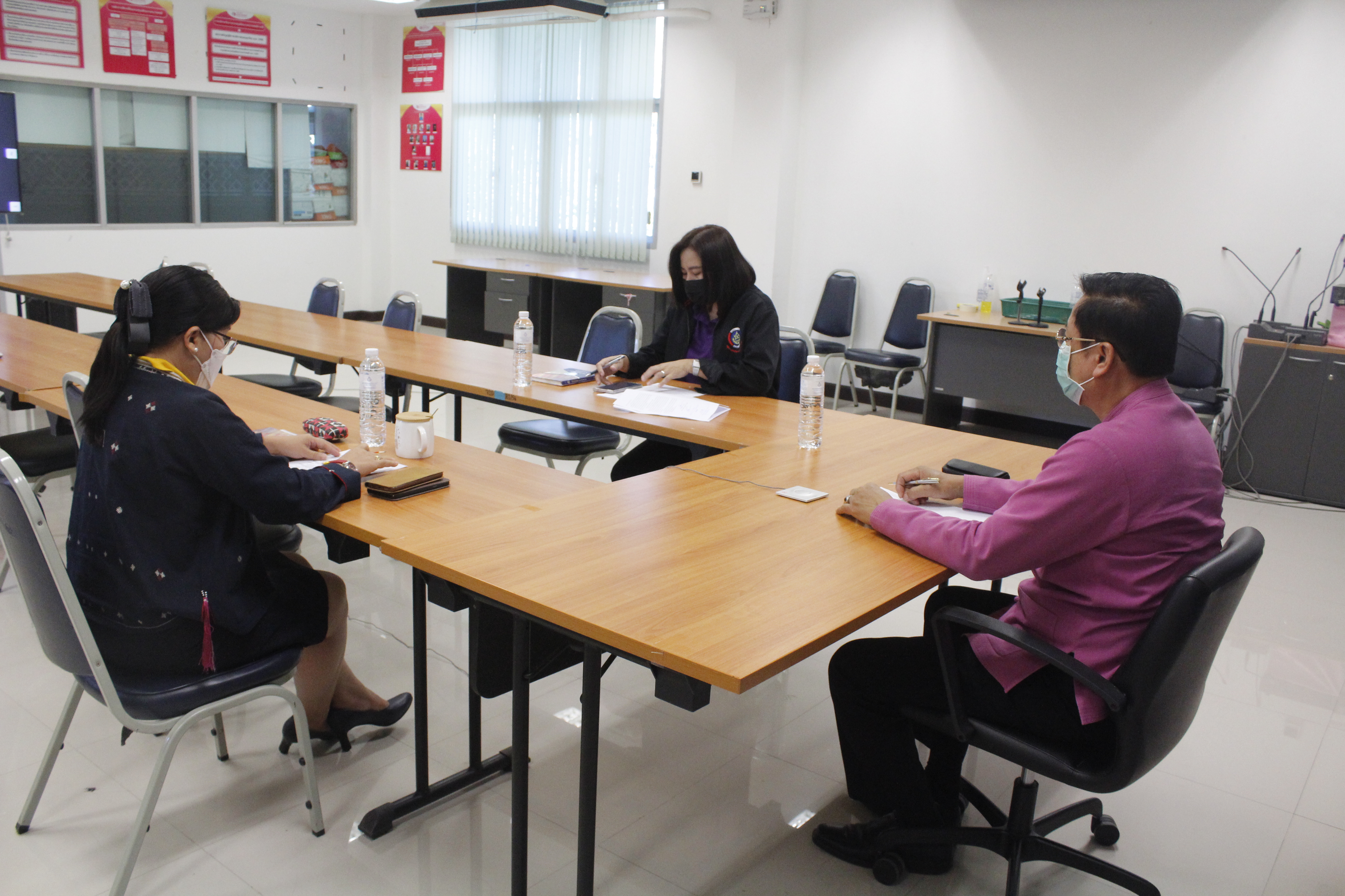 @ที่นี่เมืองน่าน@ พช.น่าน ร่วมประชุมชี้แจงการปรับปรุงแบบรายงานข้อมูลการดำเนินโครงการฯ โคก หนอง นาโมเดล